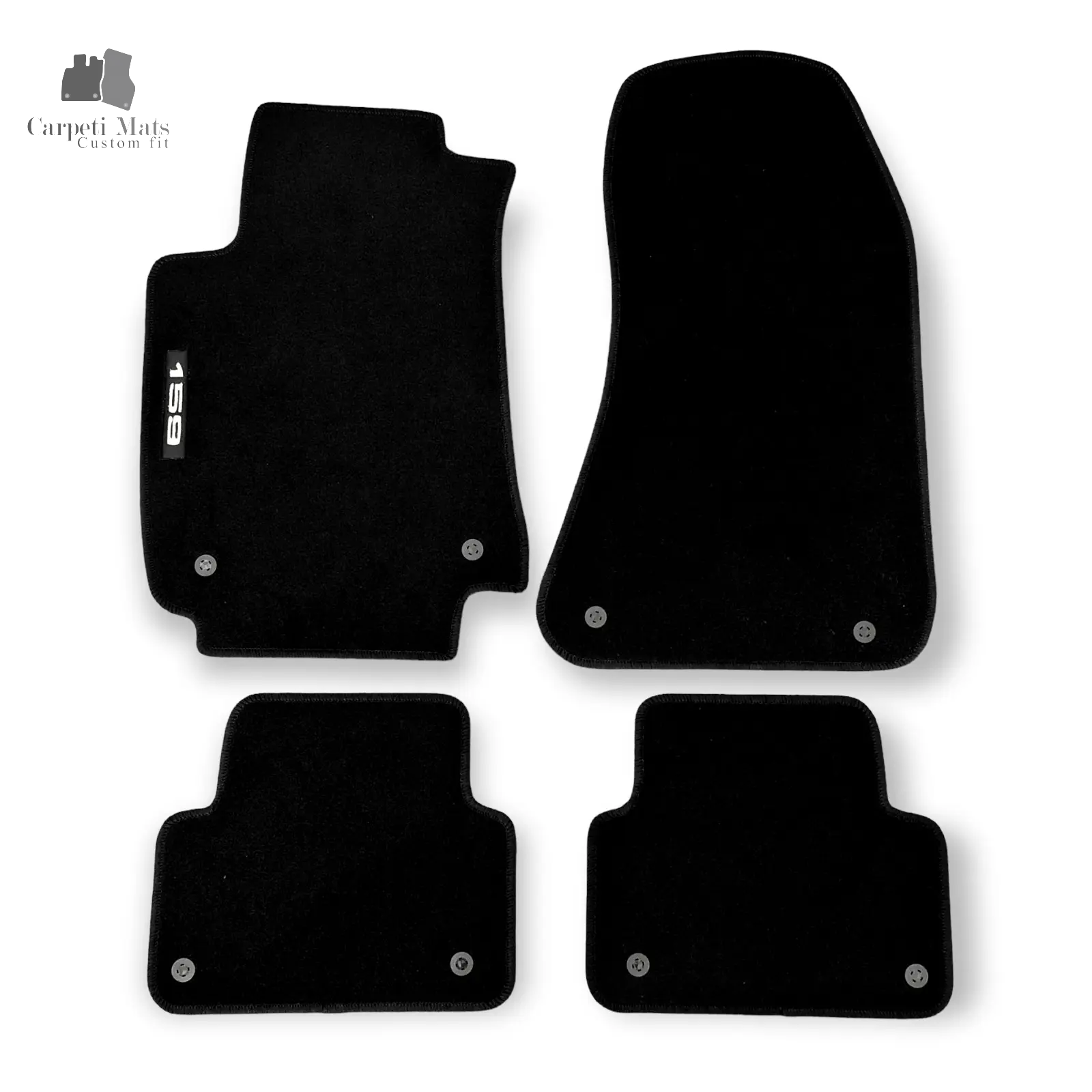 Car Floor Mats Velour Compatible for Alfa Romeo 159 09.2005-11.2011 logo Alfa Romeo 159, All Season Floor Mats, All Season Floor Mats Alfa Romeo, All Weather car floor mats, Auto Liners, best car floor mats, car floor mats, Car Floor Mats Velour, car liners, car mats, Carpet floor mats, custom car floor mats, Custom fit floor mats, Heavy Duty Car Floor Mats, Heavy Duty Car Floor Mats Alfa Romeo, luxury car mats, Rubberized Back Round, Tufted Carpet, waterproof floor mats