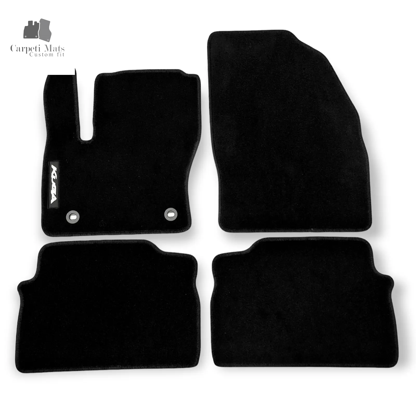Car Floor Mats Velour Compatible for Ford Kuga 03.2008-03.2012 logo All Season Floor Mats, All Season Floor Mats Ford, All Weather car floor mats, All Weather car floor mats Ford, Auto Liners, Car floor mats for ford focus, Car Floor Mats Velour, Carpet floor mats, Carpet floor mats Ford Kuga, Custom fit floor mats, Ford carpet car mats, Ford Kuga, Heavy Duty Car Floor Mats, Heavy Duty Car Floor Mats Ford, Kuga, Rubberized Back Round, Tufted Carpet, waterproof floor mats