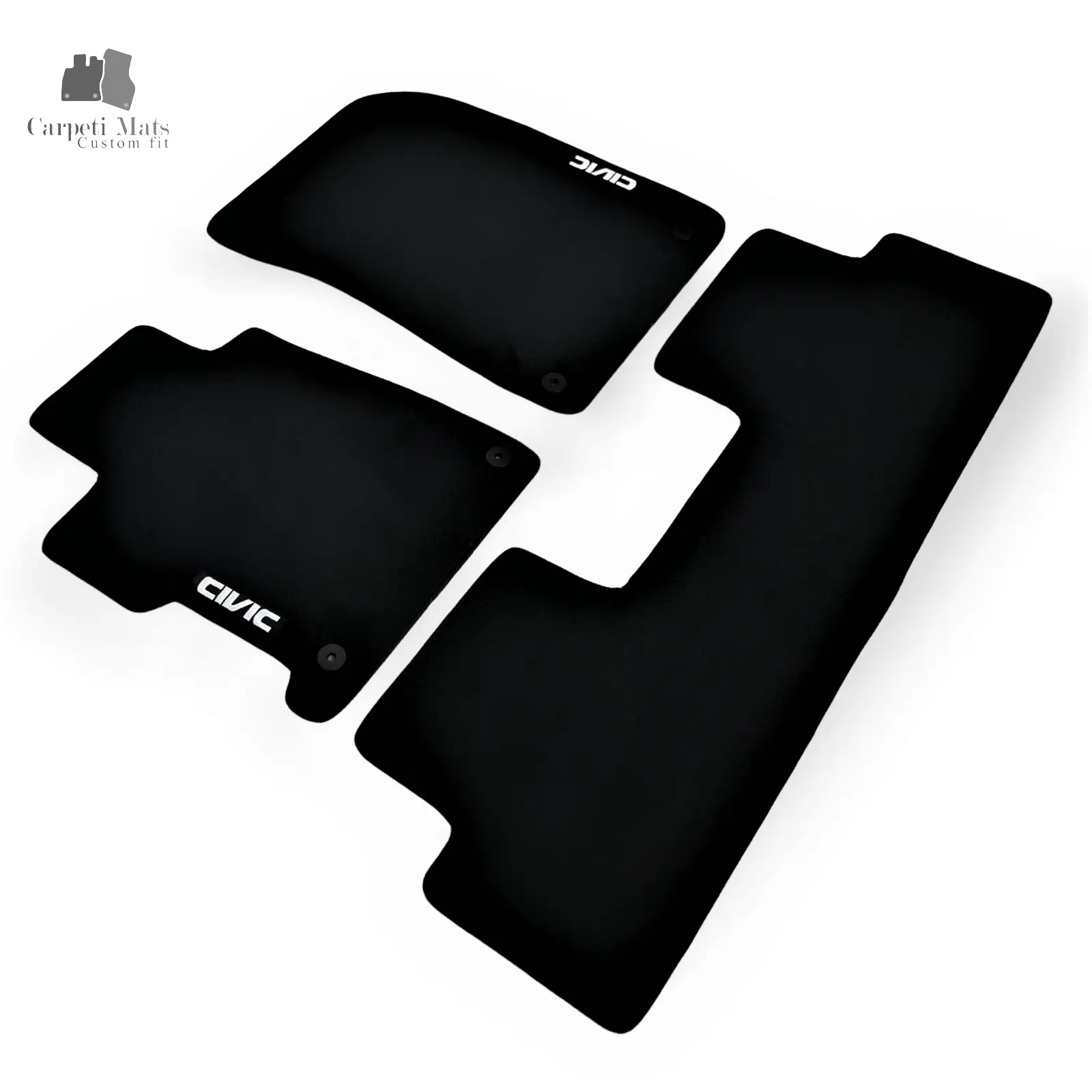 Car Floor Mats Velour Compatible for Honda Civic SEDAN IX 02.2012-01.2016 logo All Season Floor Mats, All Season Floor Mats Honda, All Weather car floor mats, All Weather car floor mats Honda, Auto Liners, Car Floor Mats Velour, Carpet floor mats, Carpet floor mats Honda Civic, Civic, Civic hatchback, Civic SEDAN, Custom fit floor mats, Heavy Duty Car Floor Mats, Heavy Duty Car Floor Mats Honda, Honda carpet car mats, Honda Civic, Rubberized Back Round, Tufted Carpet, waterproof floor mats