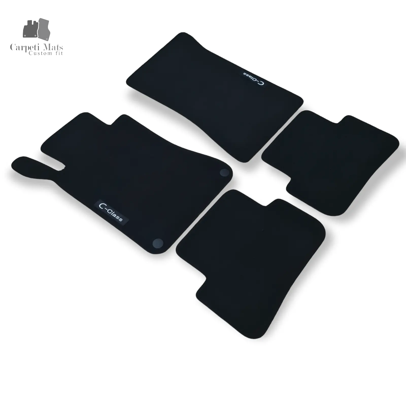 Car Floor Mats Velour Compatible for Mercedes C Class W203 05.2000-02.2007 logo All Season Floor Mats, All Weather car floor mats, AMG, Auto Liners, c class, c class amg, C CLASS W203, Car floor mats for mercedes, Car Floor Mats Velour, Carpet floor mats, Custom fit floor mats, Heavy Duty Car Floor Mats, MERCEDES, mercedes benz, mercedes c class, Rubberized Back Round, Tufted Carpet, W203, W203 AMG, waterproof floor mats