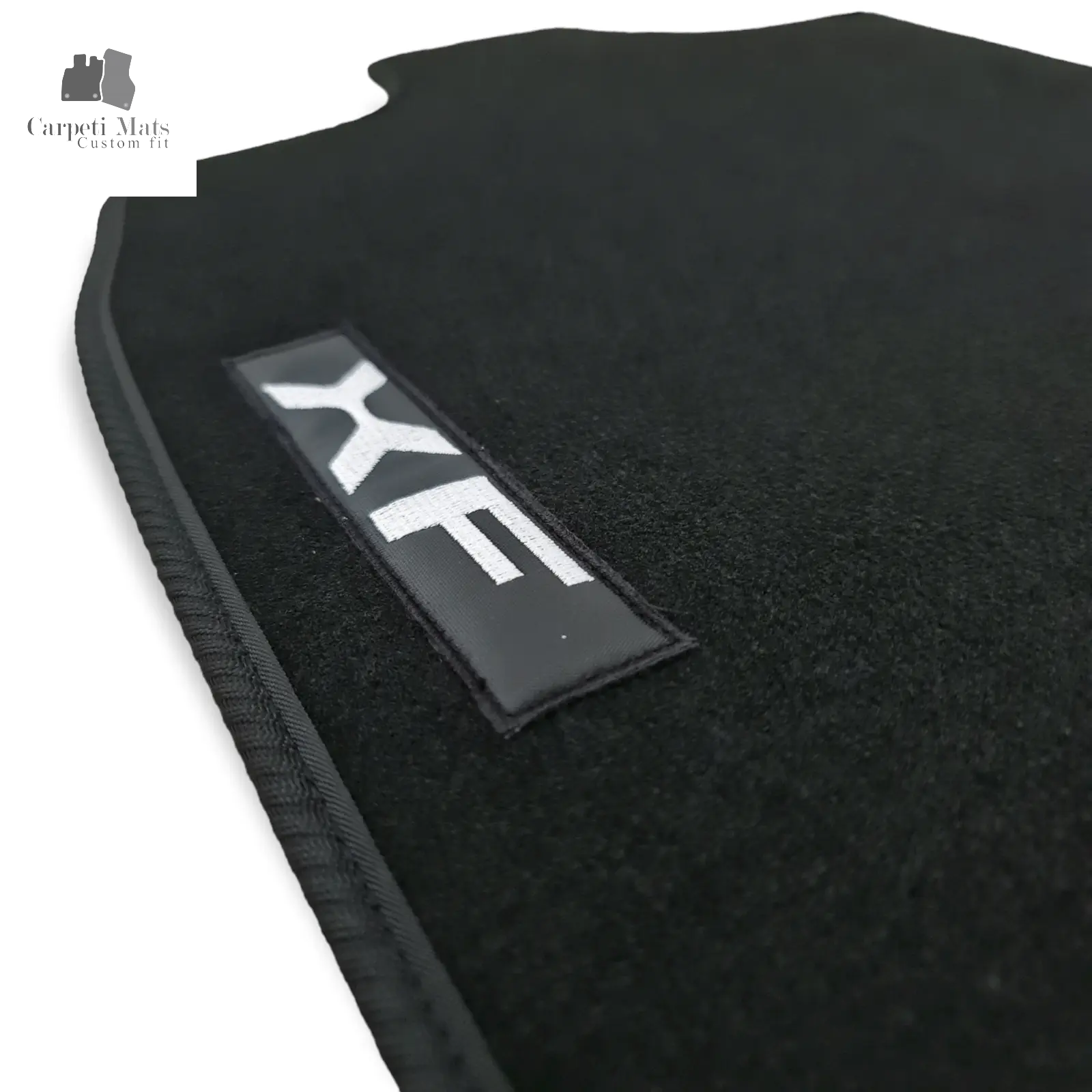 Car Floor Mats Velour Compatible for Jaguar XF 01.2007-01.2015 logo All Season Floor Mats, All Weather car floor mats, All Weather car floor mats Jaguar, Auto Liners, Car Floor Mats Velour, Car Floor Mats Velour Jaguar, Carpet floor mats, Carpet floor mats Jaguar, Custom fit floor mats, Heavy Duty Car Floor Mats, Heavy Duty Car Floor Mats Jaguar, Jaguar, Jaguar XF, Rubberized Back Round, Tufted Carpet, waterproof floor mats, XF, XF 250