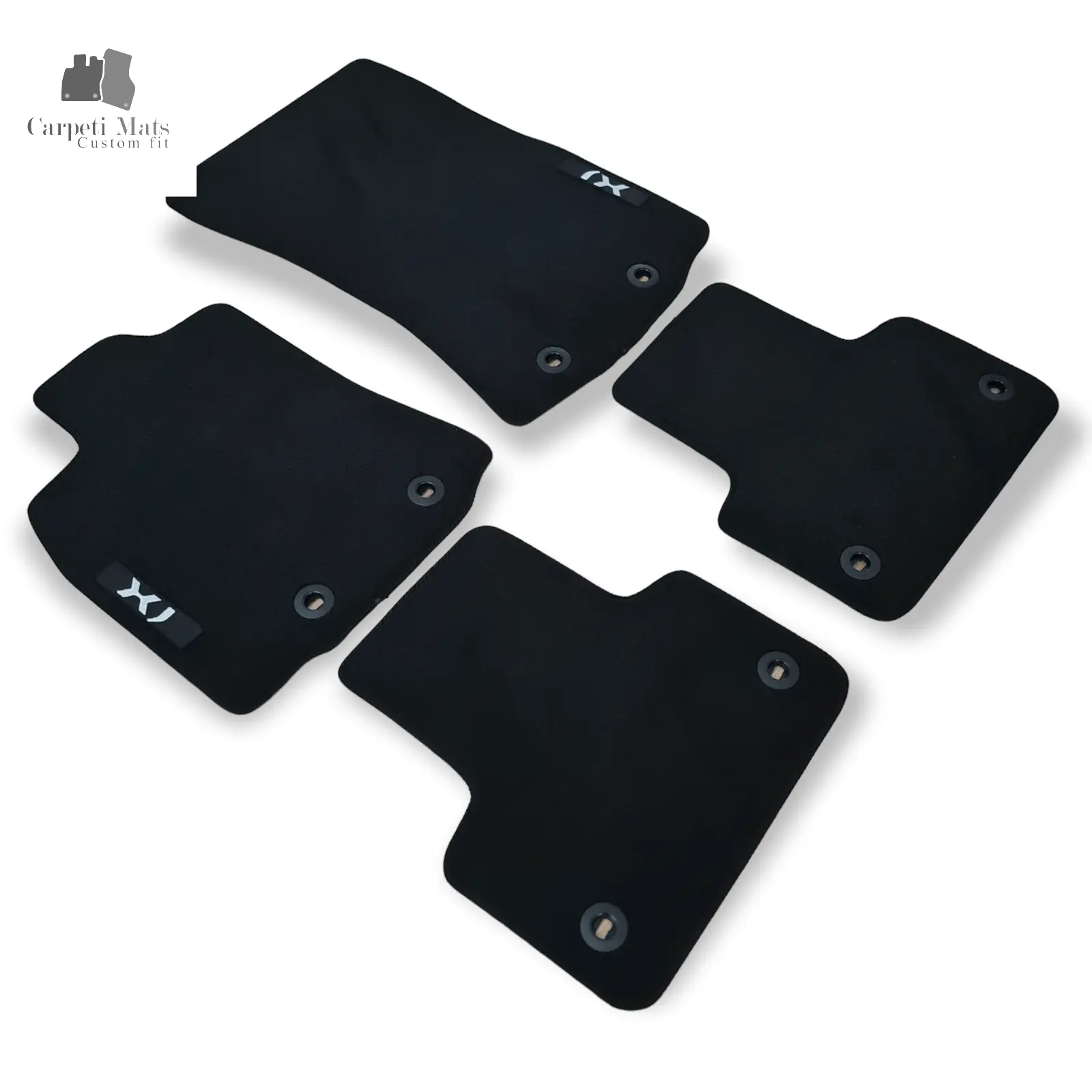 Car Floor Mats Velour Compatible for Jaguar XJ 2010-2019 logo All Season Floor Mats, All Weather car floor mats, All Weather car floor mats Jaguar, Auto Liners, Car Floor Mats Velour, Car Floor Mats Velour Jaguar, Carpet floor mats, Carpet floor mats Jaguar, Custom fit floor mats, Heavy Duty Car Floor Mats, Heavy Duty Car Floor Mats Jaguar, Jaguar, Jaguar XJ, Rubberized Back Round, Tufted Carpet, waterproof floor mats, XJ