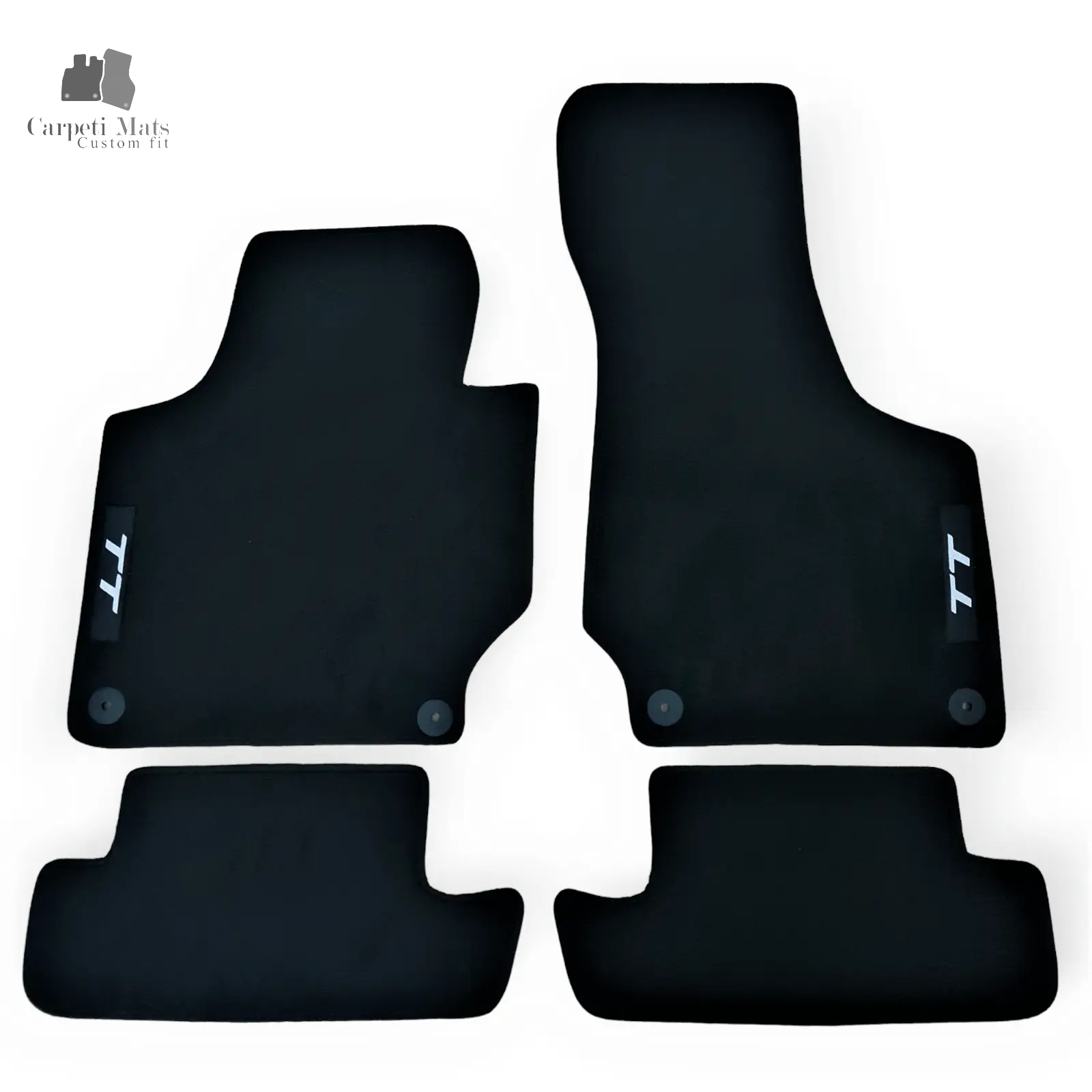 Car Floor Mats Velour Compatible for Audi TT 08.2006-03.2014 -8J3- logo All Season Floor Mats, All Weather car floor mats, Audi, AUDI S-LINE, AUDI SLINE, AUDI TT, AUDI TT S-LINE, AUDI TT SLINE, Auto Liners, Car floor mats for audi TT, Car Floor Mats Velour, Carpet floor mats, floor mats for audi TT, Heavy Duty Car Floor Mats, Rubberized Back Round, TT, TT S-LINE, TT SLINE, Tufted Carpet, waterproof floor mats