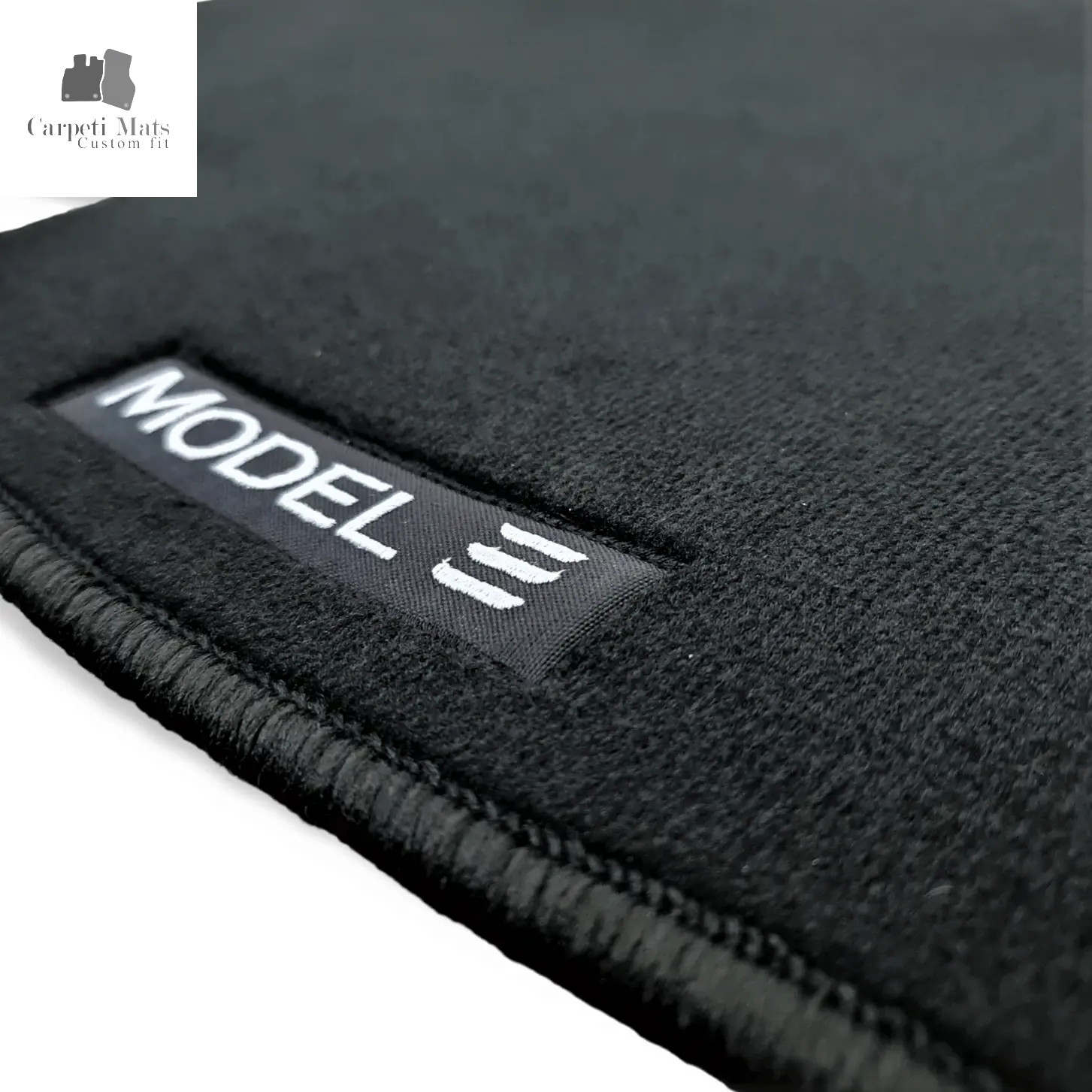 Car Floor Mats Velour Compatible for TESLA MODEL 3 2017-2020 logo All Season Floor Mats, All Weather car floor mats, Auto Liners, Car Floor Mats Tesla, Car Floor Mats Velour, Car Floor Mats Velour Tesla, Car Floor Mats Velour Tesla Model 3, Carpet floor mats, Custom fit floor mats, Heavy Duty Car Floor Mats, Model 3, Rubberized Back Round, Tesla, Tesla Model 3, Tufted Carpet, waterproof floor mats