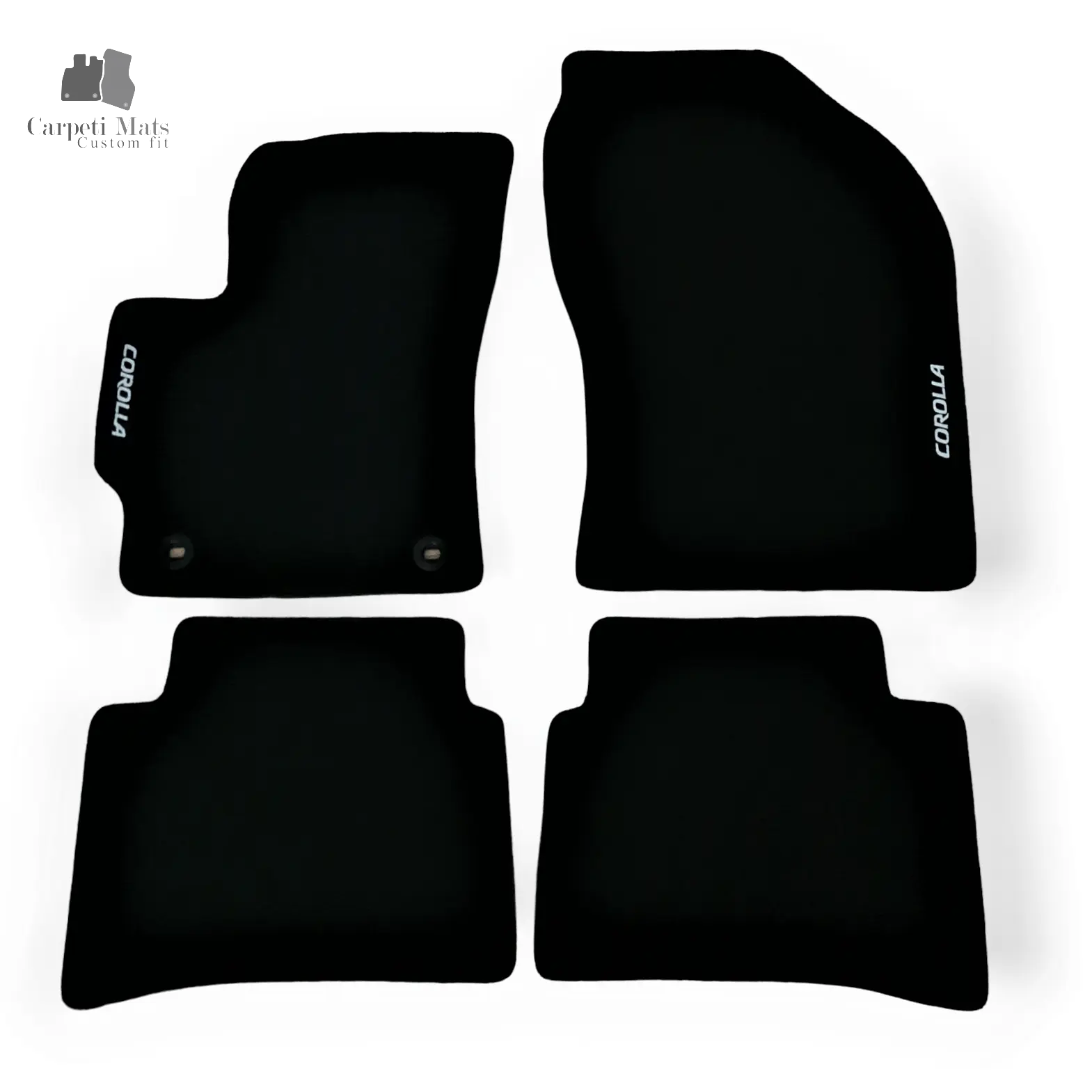 Car Floor Mats Velour Compatible for Toyota Corolla hybrid sedan 2018-> logo All Season Floor Mats Toyota, All Weather car floor mats, All Weather car floor mats Toyota, Auto Liners, Car Floor Mats Velour, Carpet floor mats, Carpet floor mats Toyota Corolla, Corolla, Custom fit floor mats, Heavy Duty Car Floor Mats, Heavy Duty Car Floor Mats Toyota, Rubberized Back Round, Toyota, Toyota carpet car mats, Toyota Corolla, Tufted Carpet, waterproof floor mats