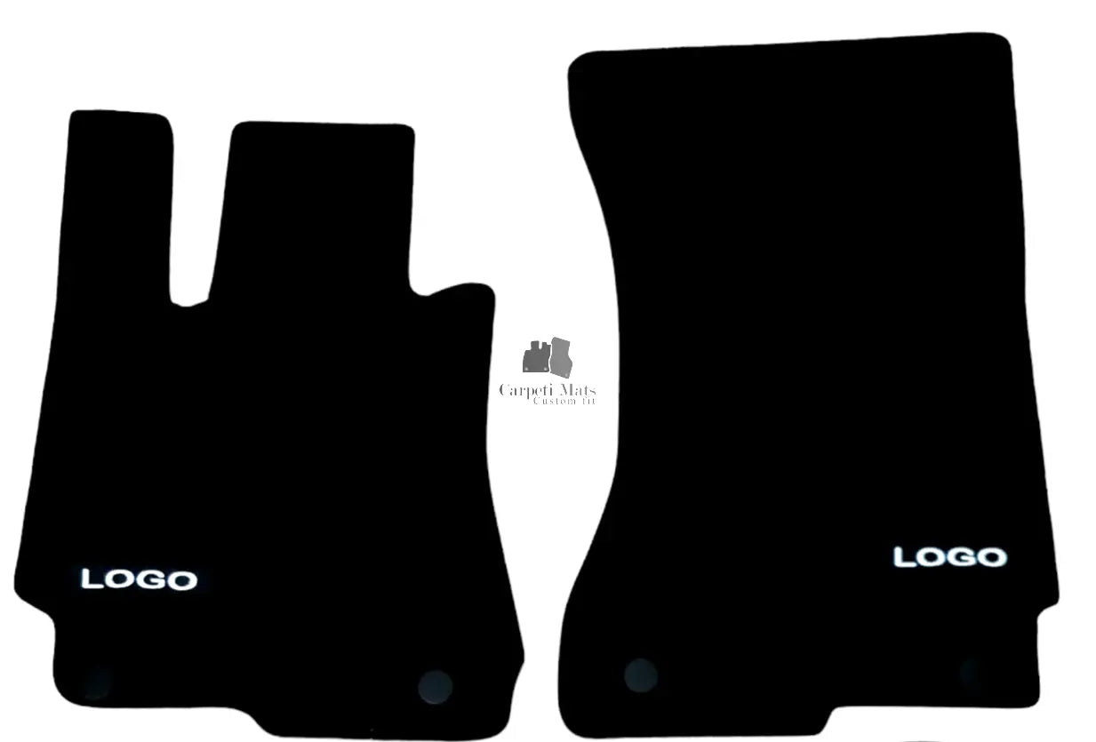 Car Floor Mats For AMG Mercedes CL C216 Velour Auto Liners Waterproof 2PC Front