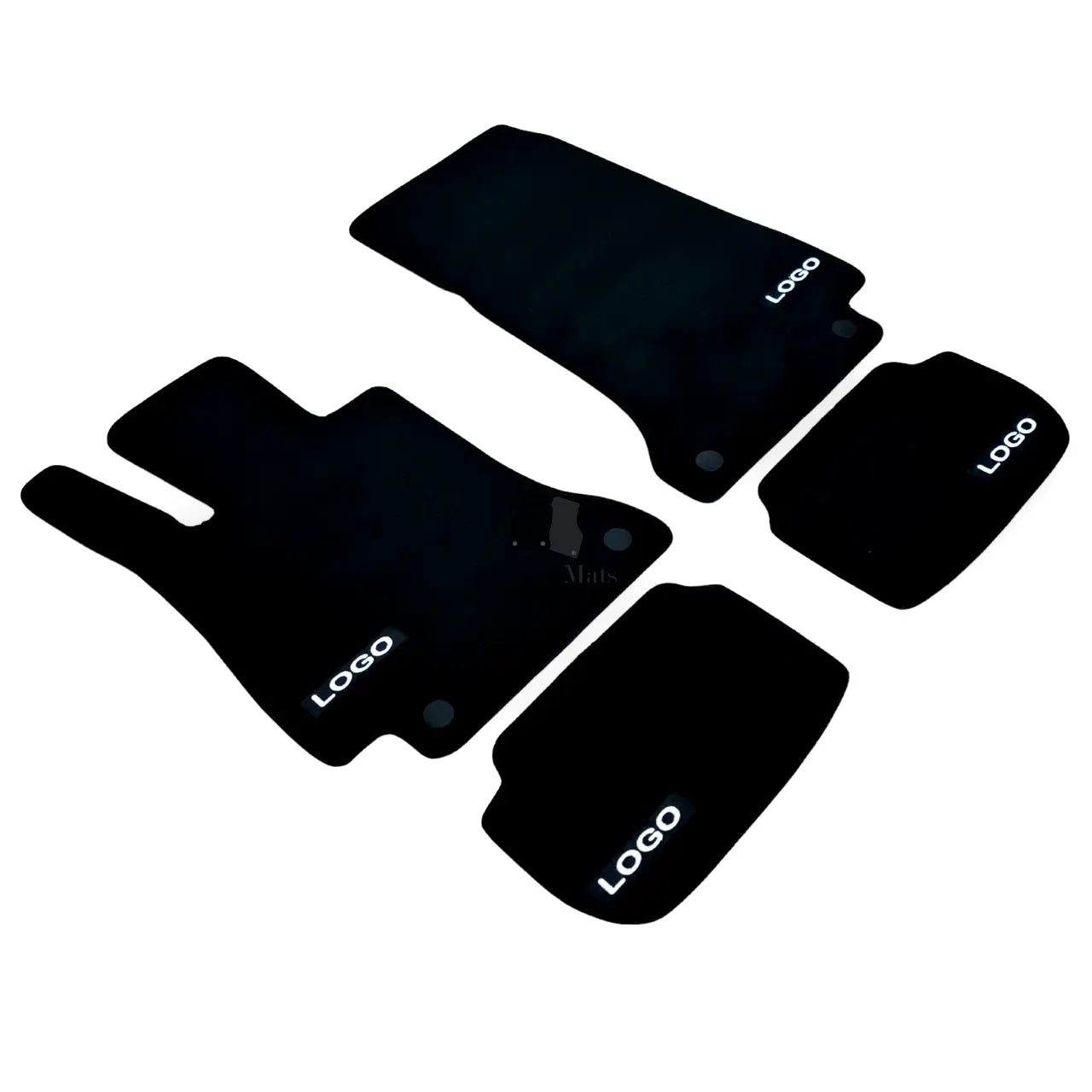 Car Floor Mats For AMG Mercedes E Class Coupe Velour Waterproof Black Carpet New