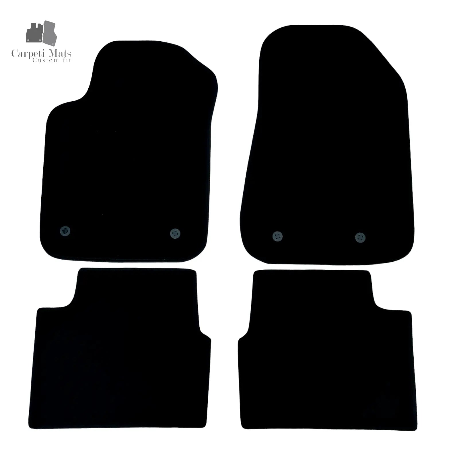 Car Floor Mats For Alfa Romeo Giulietta Velour Waterproof Black Carpet Liners