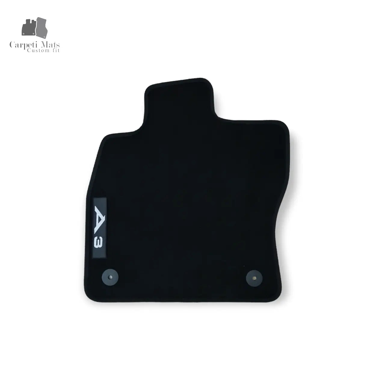 Car Floor Mats For Audi A3 Waterproof Black Velour Carpet Rugs Auto Liners New