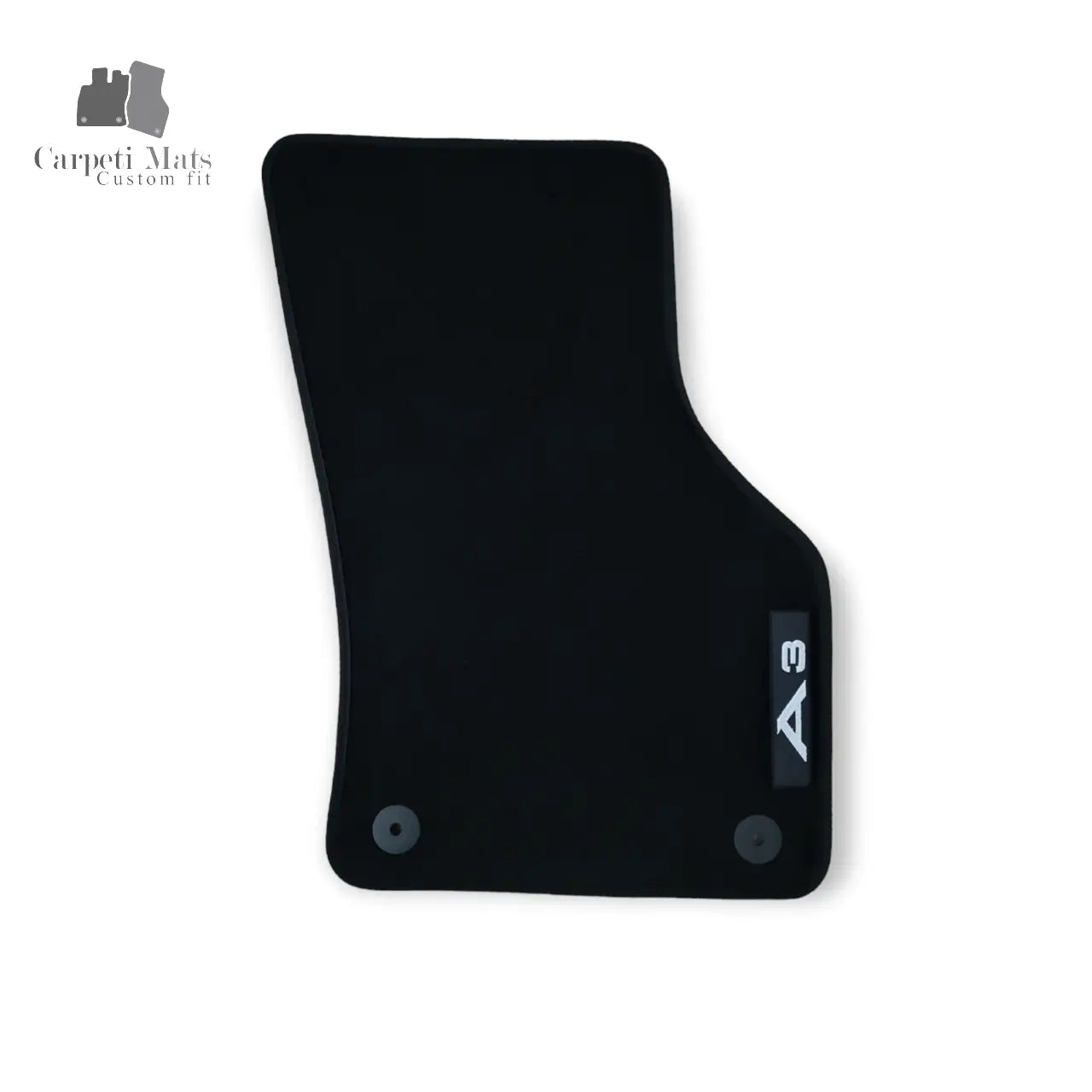 Car Floor Mats For Audi A3 Waterproof Black Velour Carpet Rugs Auto Liners New