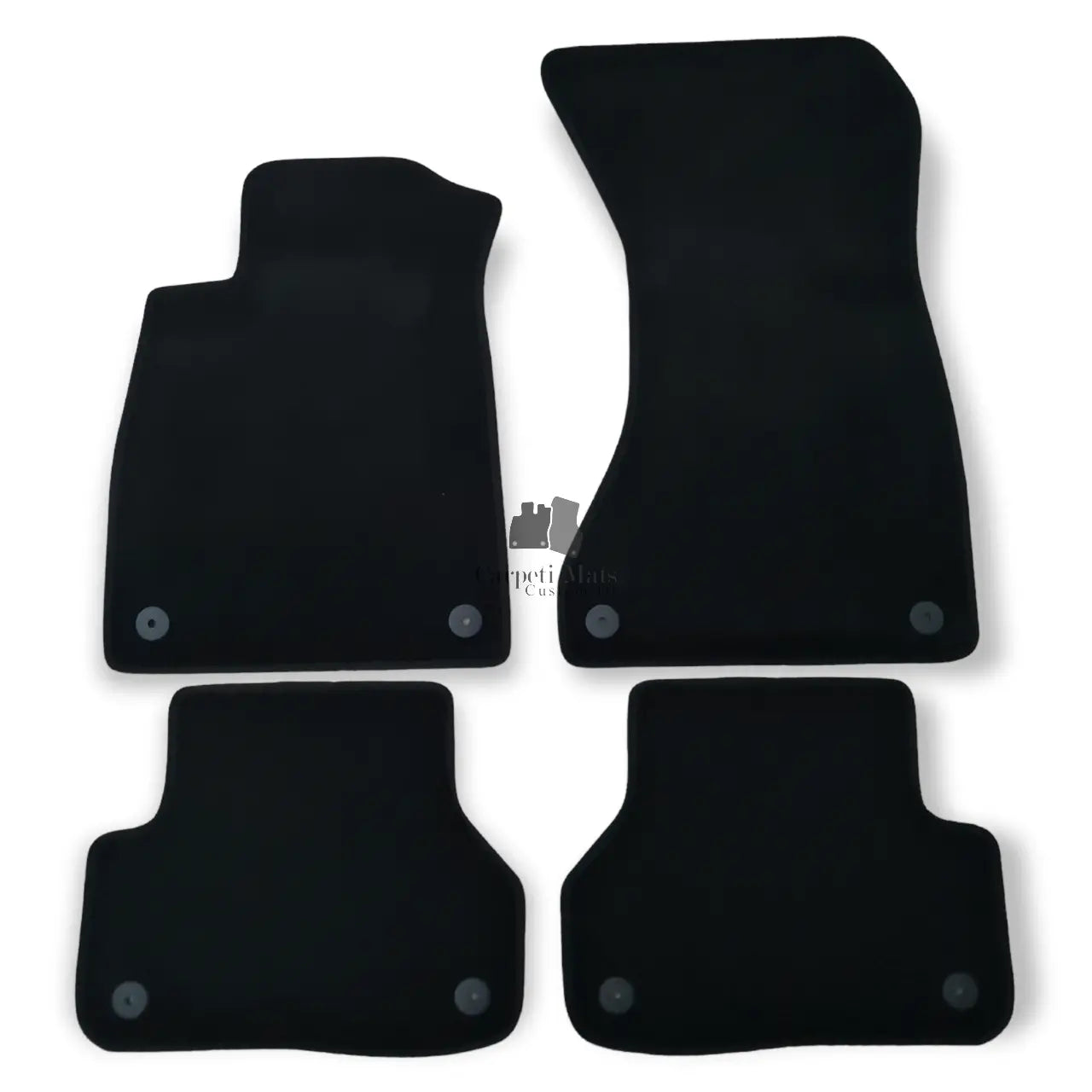 Car Floor Mats For Audi A5 S5 RS5 SB Velour Waterproof Black Carpet Auto Liners