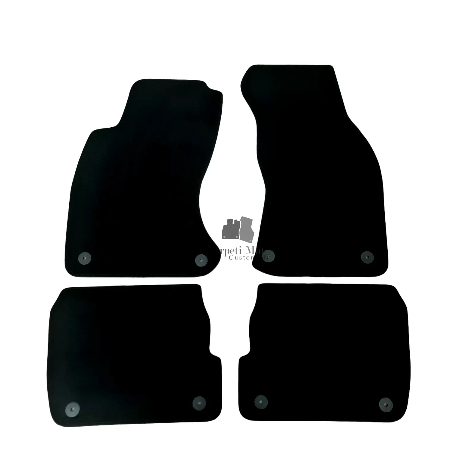 Car Floor Mats For Audi A6 C5 S6 RS6 Waterproof Black Velour Carpet Liners New