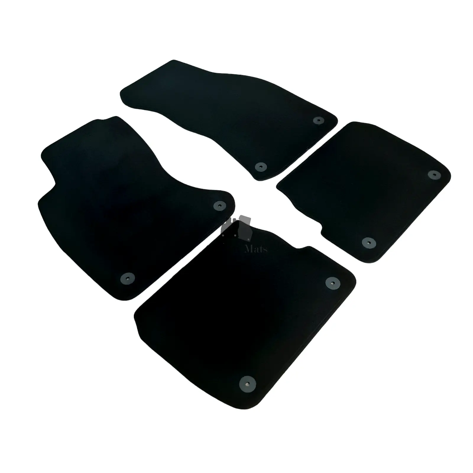 Car Floor Mats For Audi A6 C5 S6 RS6 Waterproof Black Velour Carpet Liners New