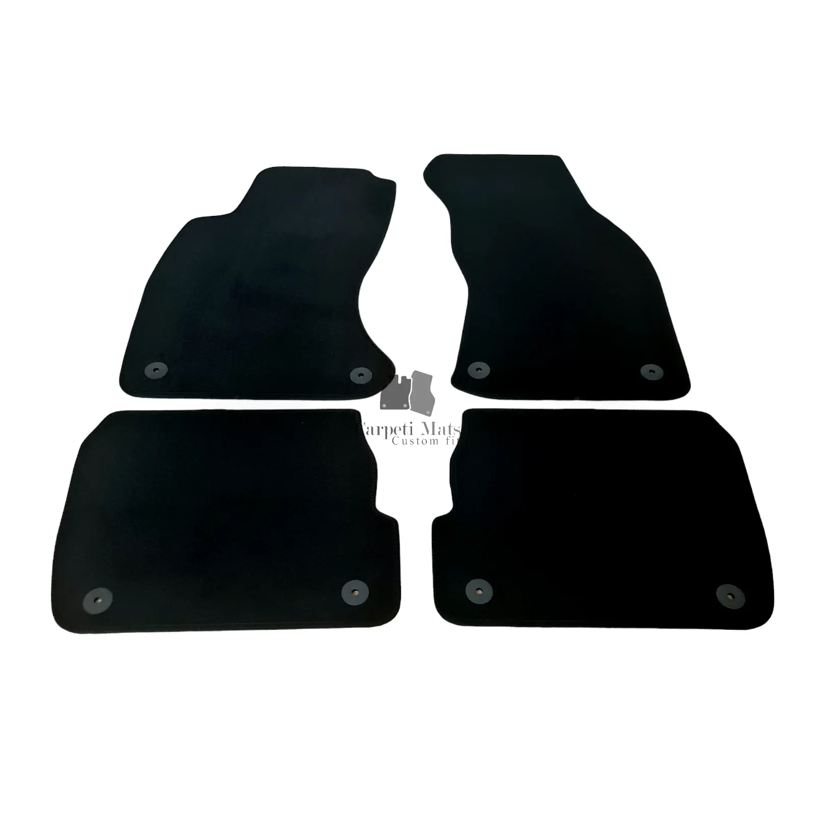 Car Floor Mats For Audi A6 C5 S6 RS6 Waterproof Black Velour Carpet Liners New