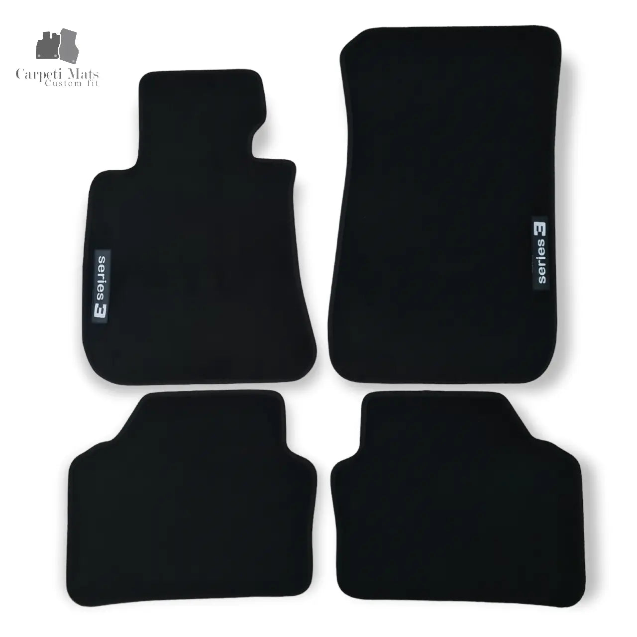 Car Floor Mats For BMW 3 E90 E91 Velour Waterproof Black Carpet Auto Liners New