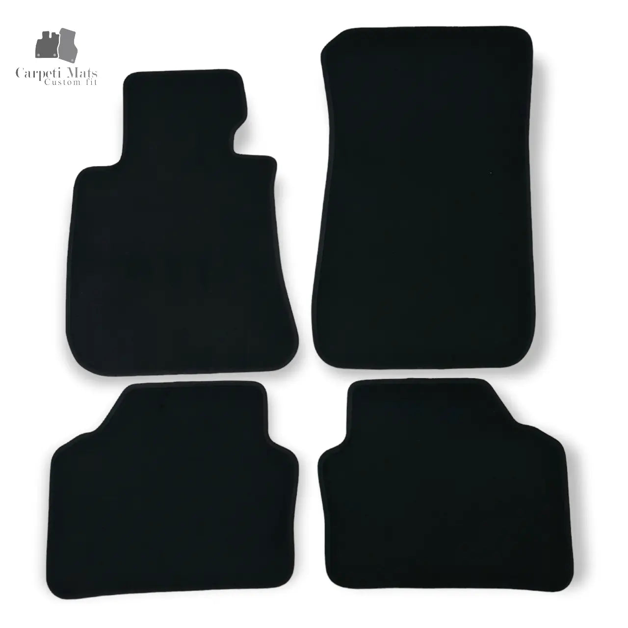 Car Floor Mats For BMW 3 M3 E90 Velour Waterproof Black Carpet Auto Liners New