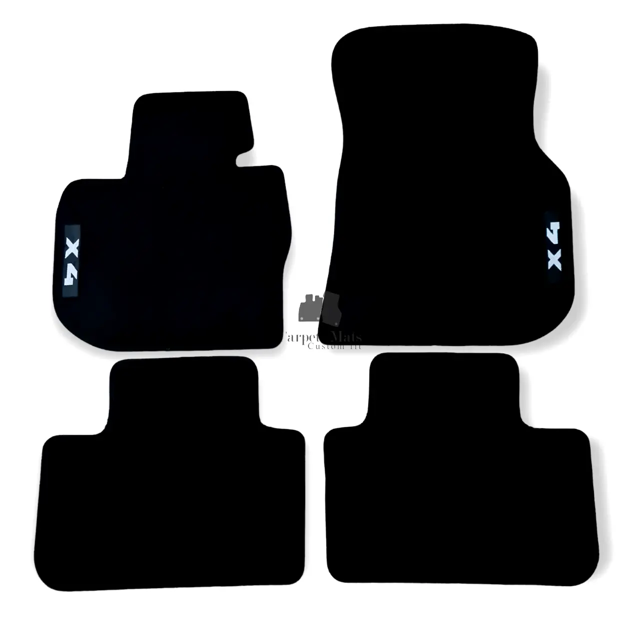 Car Floor Mats For BMW X4 G02 MX4 Velour Waterproof Black Carpet Auto Liners New