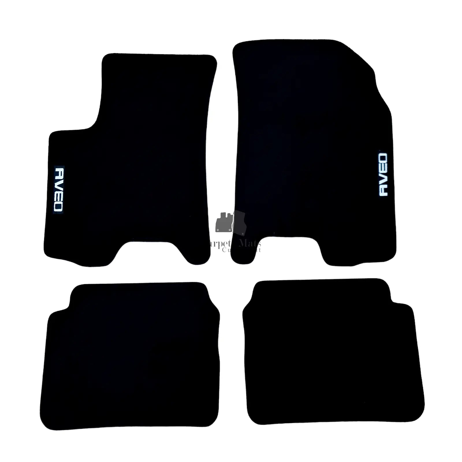Car Floor Mats For Chevrolet Aveo Velour Waterproof Black Carpet Auto Liners