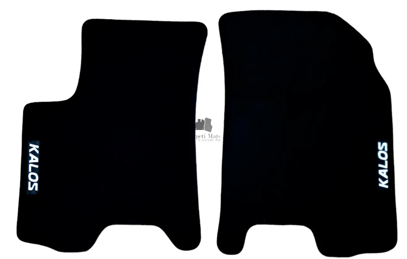 Car Floor Mats For Chevrolet Kalos Velour Waterproof Carpet Auto Liners 2p Front