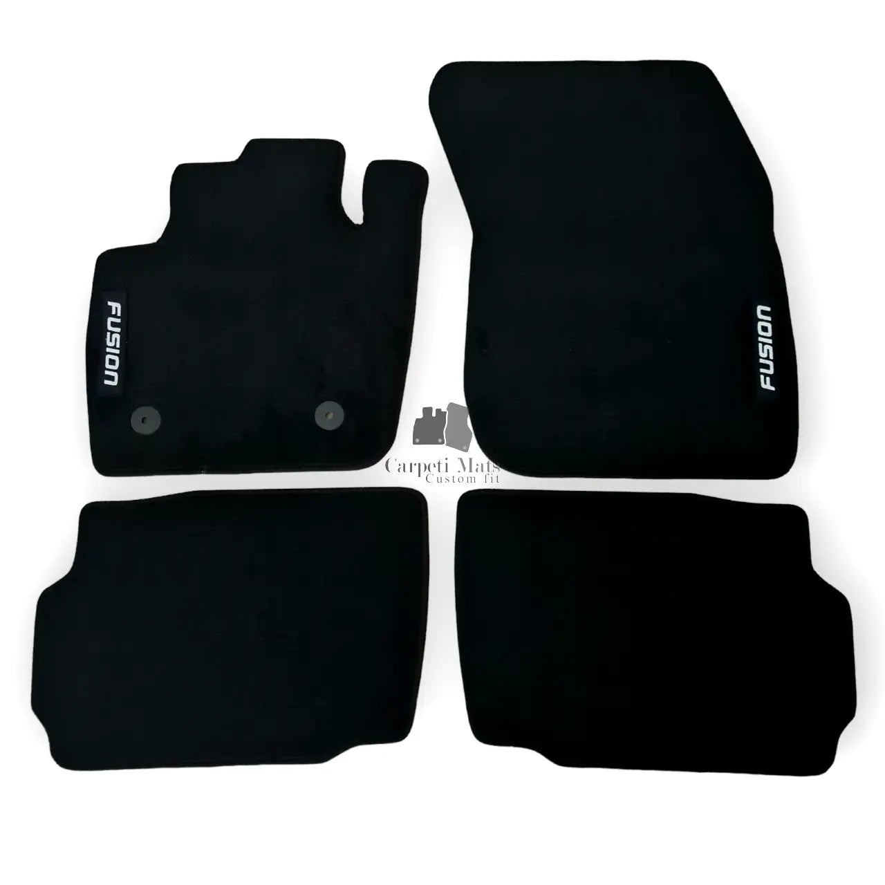 Car Floor Mats For Ford Fusion Velour Waterproof Black Carpet Rugs Auto Liners