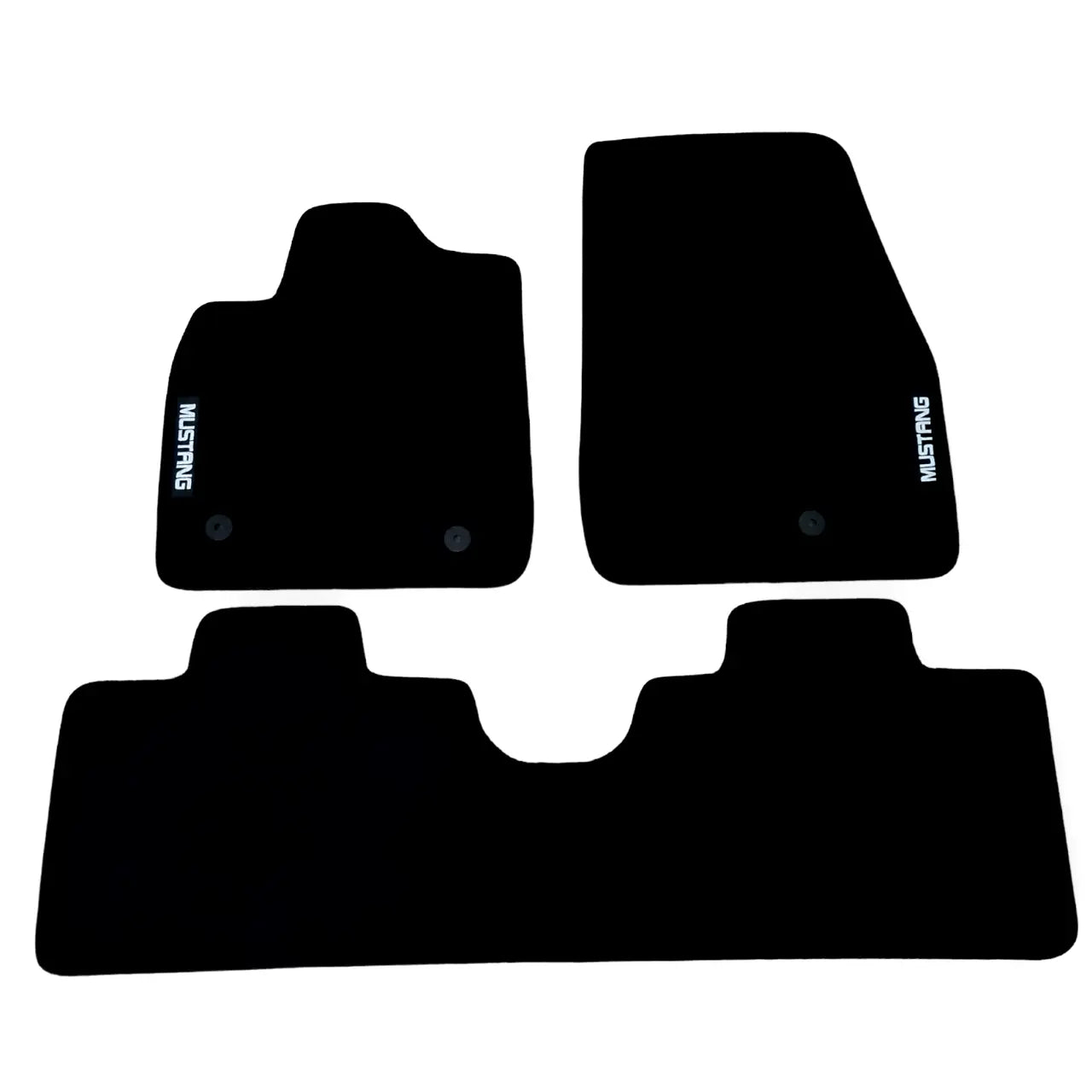 Car Floor Mats For Ford Mustang Mach-E Velour Waterproof Black Carpet Liners New