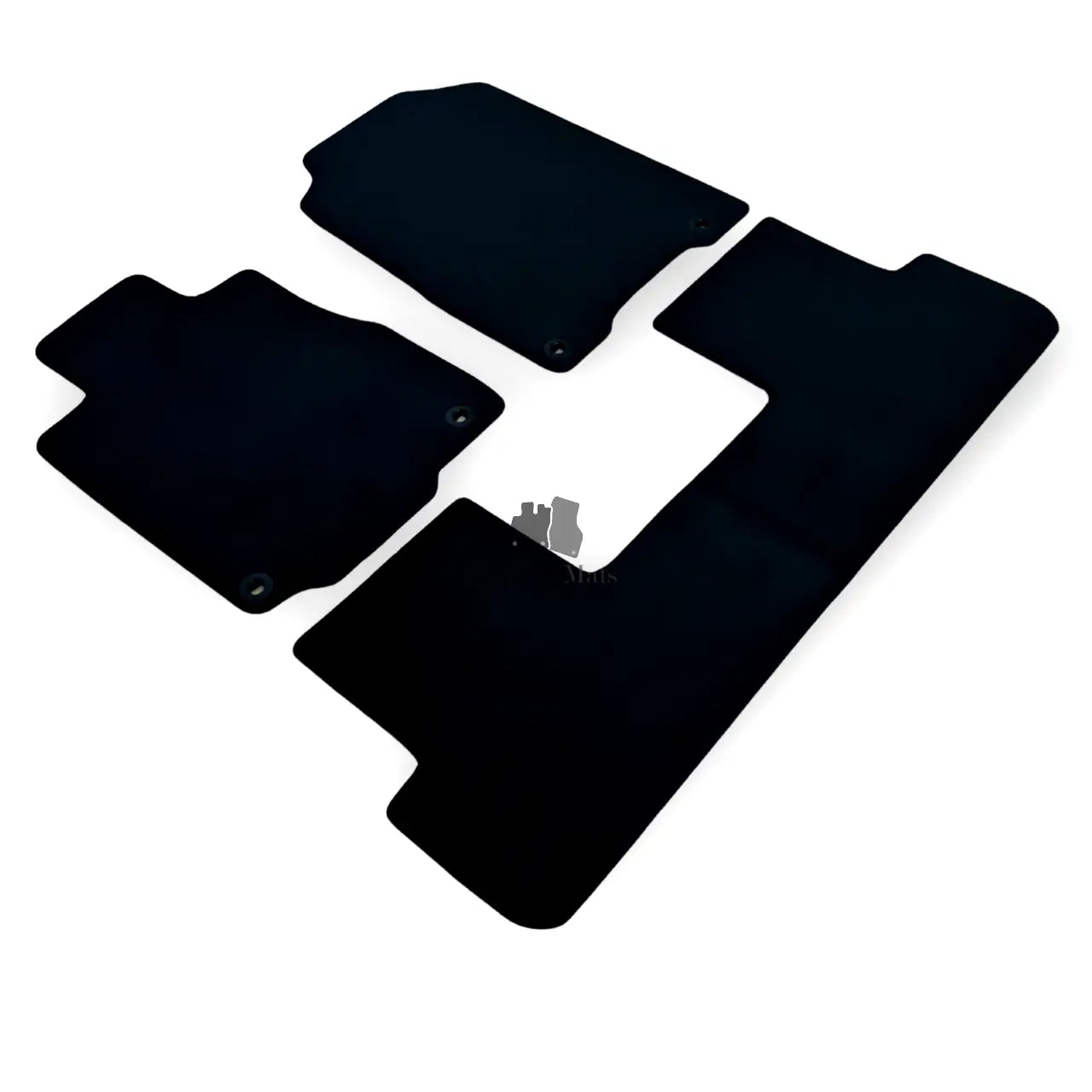 Car Floor Mats For Honda CRV Velour Waterproof Black Carpet Rugs Auto Liners New