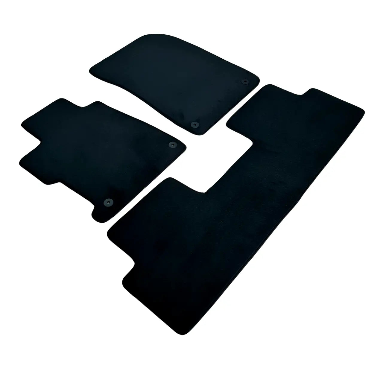 Car Floor Mats For Honda Civic Sedan Waterproof Velour Black Carpet Auto Liners