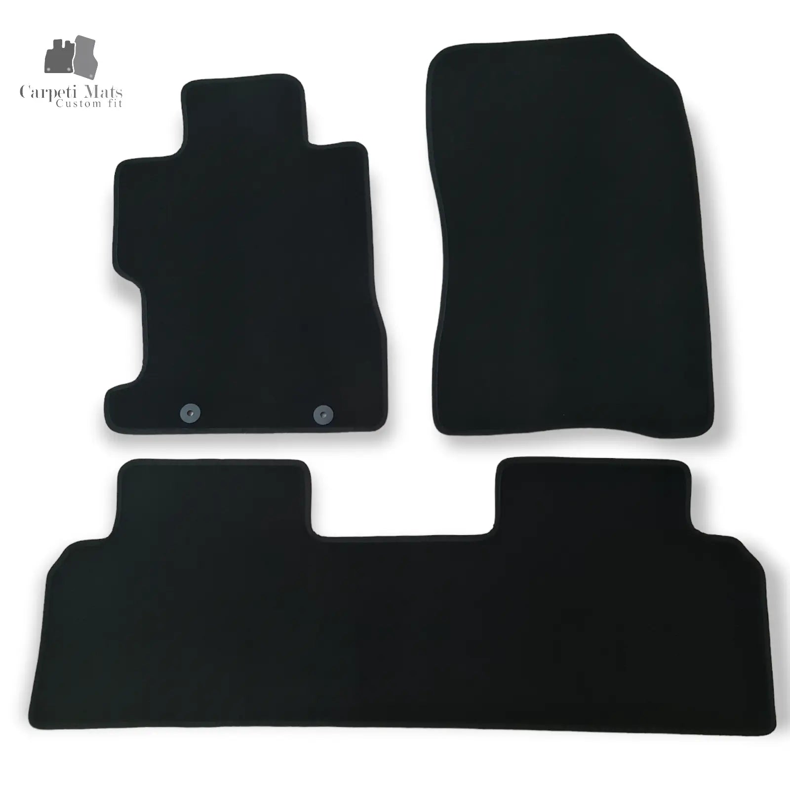 Car Floor Mats For Honda Civic Velour Waterproof Black Carpet Rugs Auto Liners