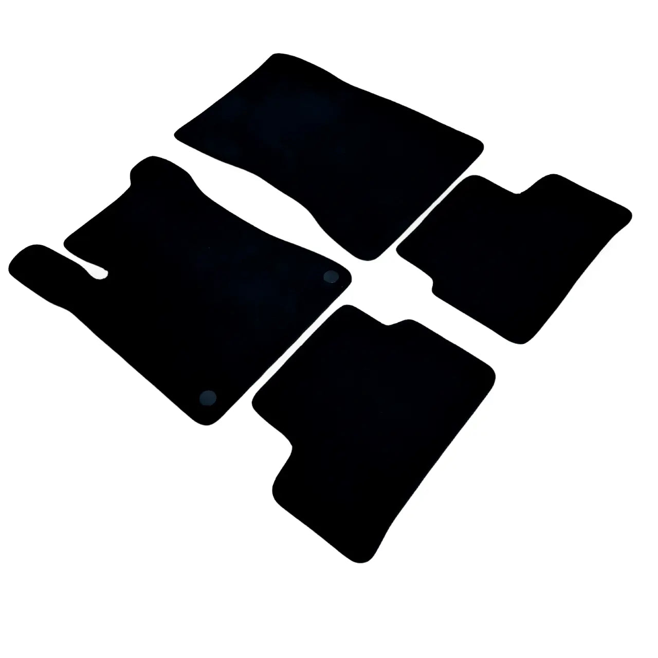 Car Floor Mats For Mercedes B Class Velour Auto Liners Waterproof Black Carpet