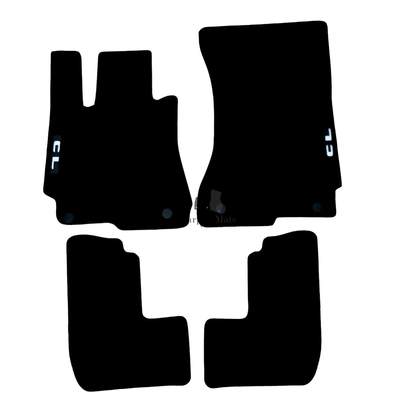 Car Floor Mats For Mercedes CL C216 Velour Auto Liners Waterproof Black Rugs New