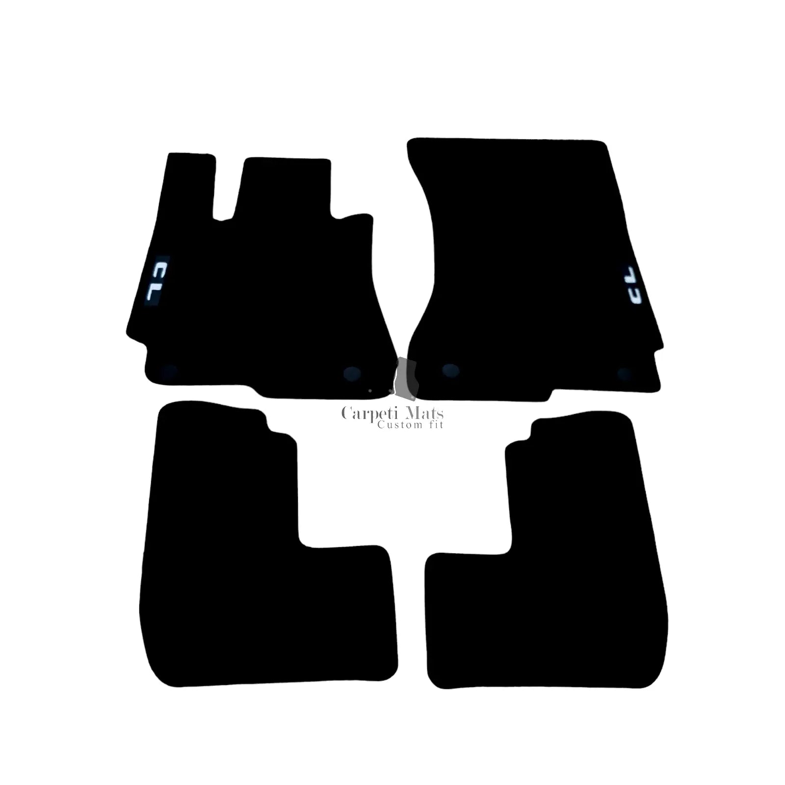 Car Floor Mats For Mercedes CL C216 Velour Auto Liners Waterproof Black Rugs New