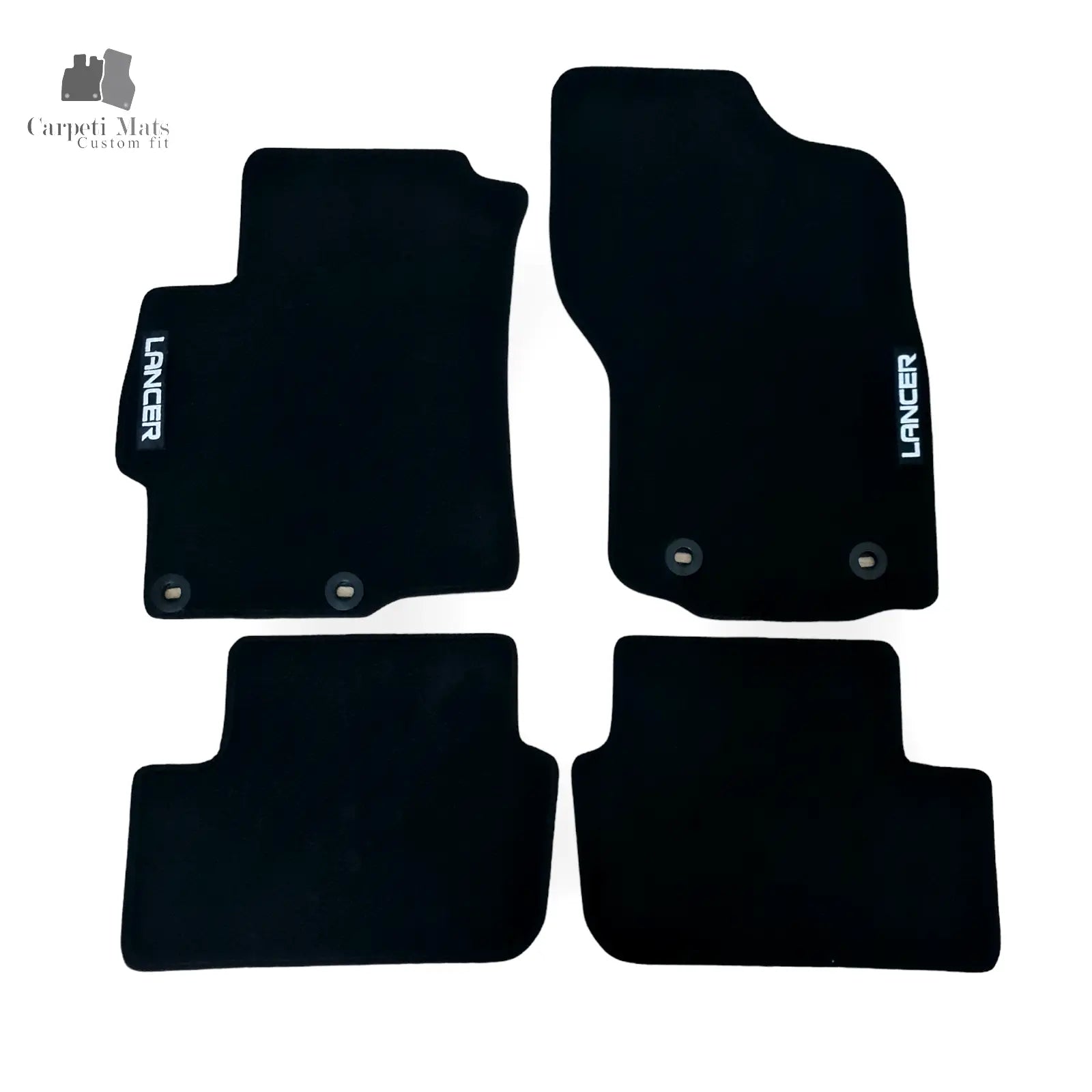 Car Floor Mats For Mitsubishi Lancer Velour Waterproof Carpet Rugs Auto Liners