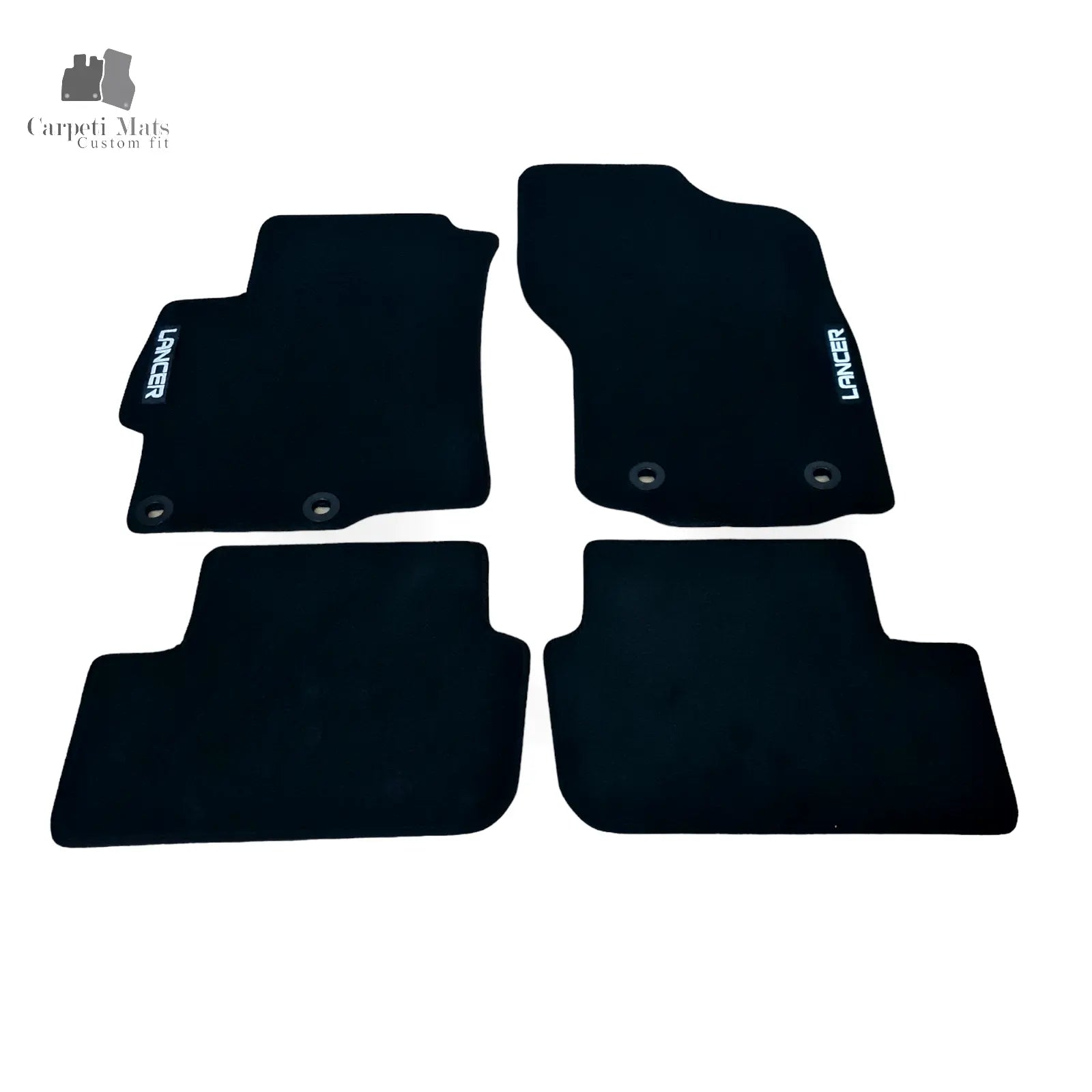 Car Floor Mats For Mitsubishi Lancer Velour Waterproof Carpet Rugs Auto Liners