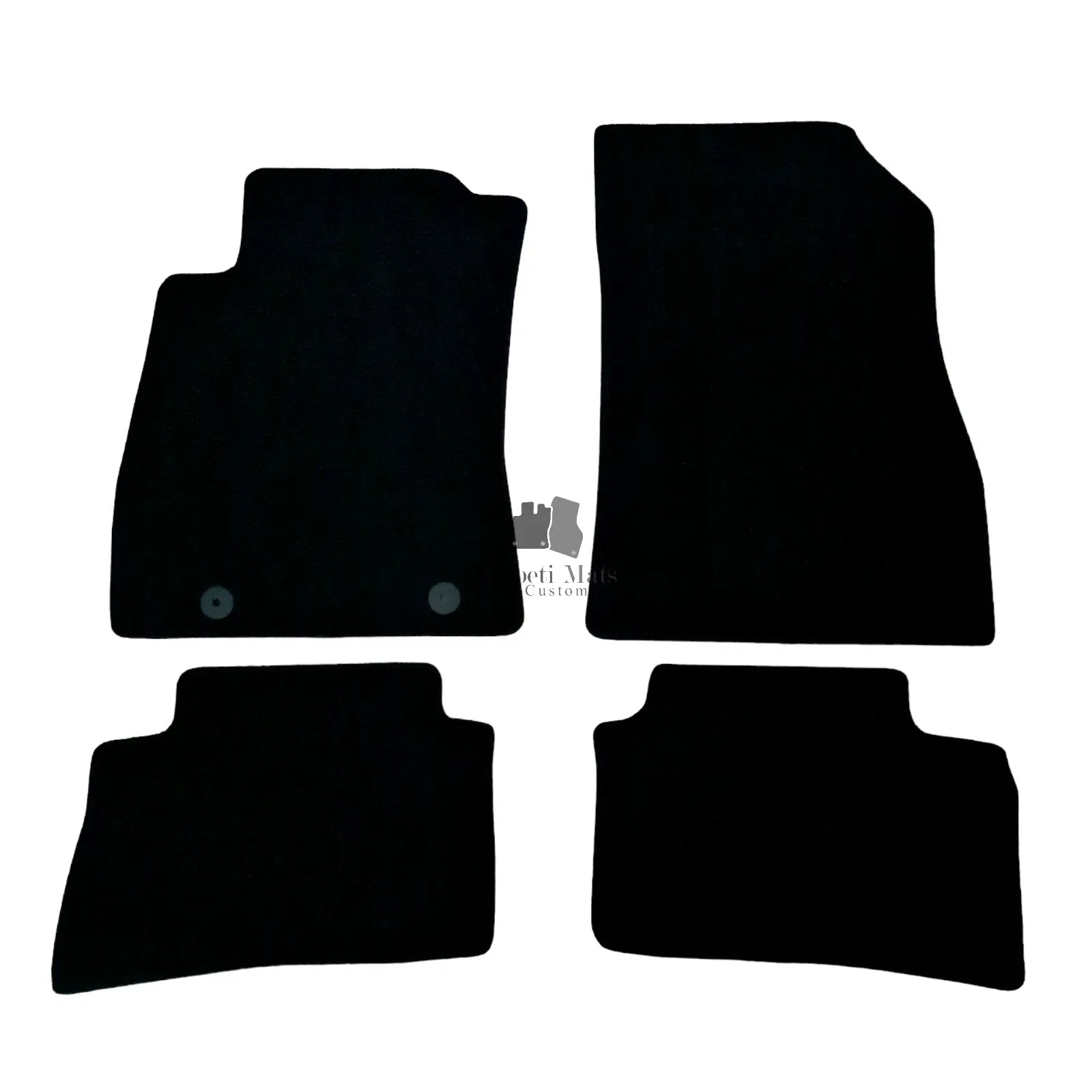 Car Floor Mats For Nissan JUKE Velour Waterproof Black Carpet Auto Liners New