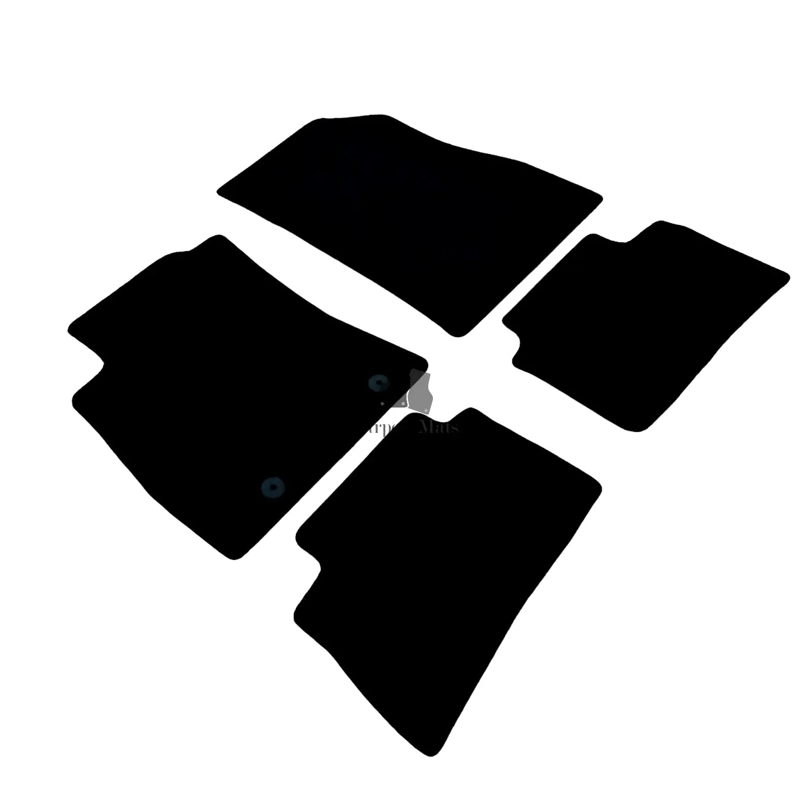 Car Floor Mats For Nissan JUKE Velour Waterproof Black Carpet Auto Liners New