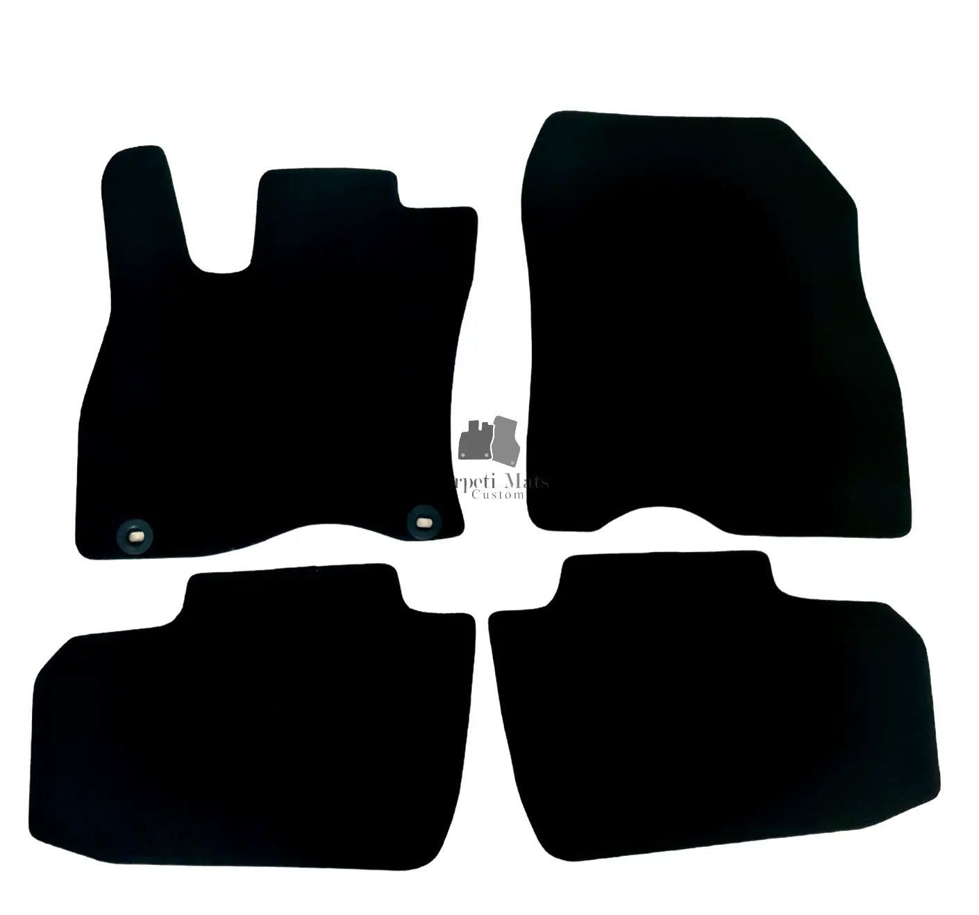 Car Floor Mats For Nissan Leaf Velour Waterproof Black Carpet Rugs Auto Liners