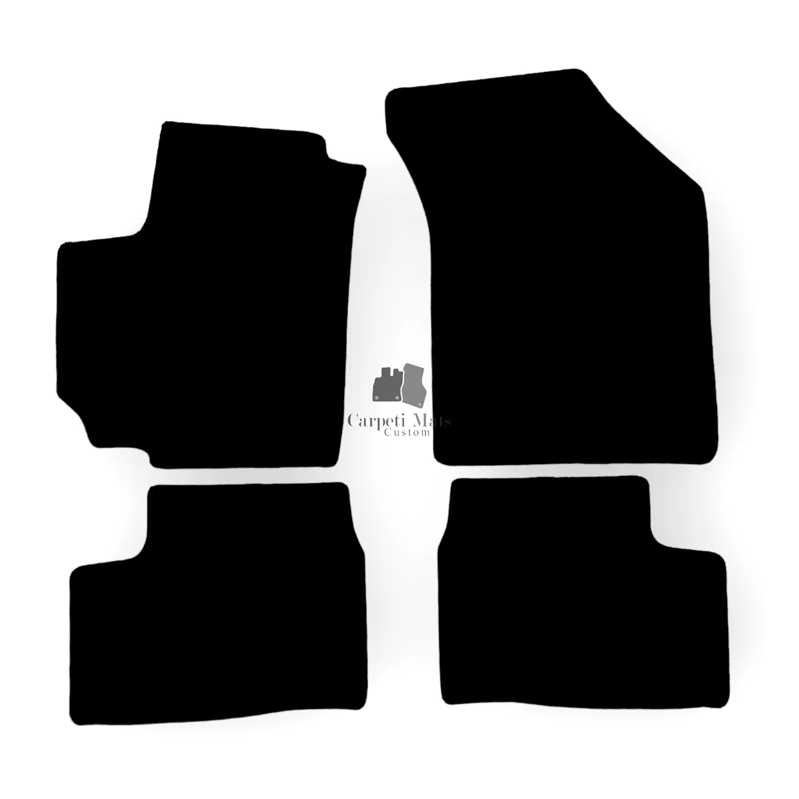 Car Floor Mats For Suzuki Swift Velour Waterproof Black Carpet Rugs Auto Liners