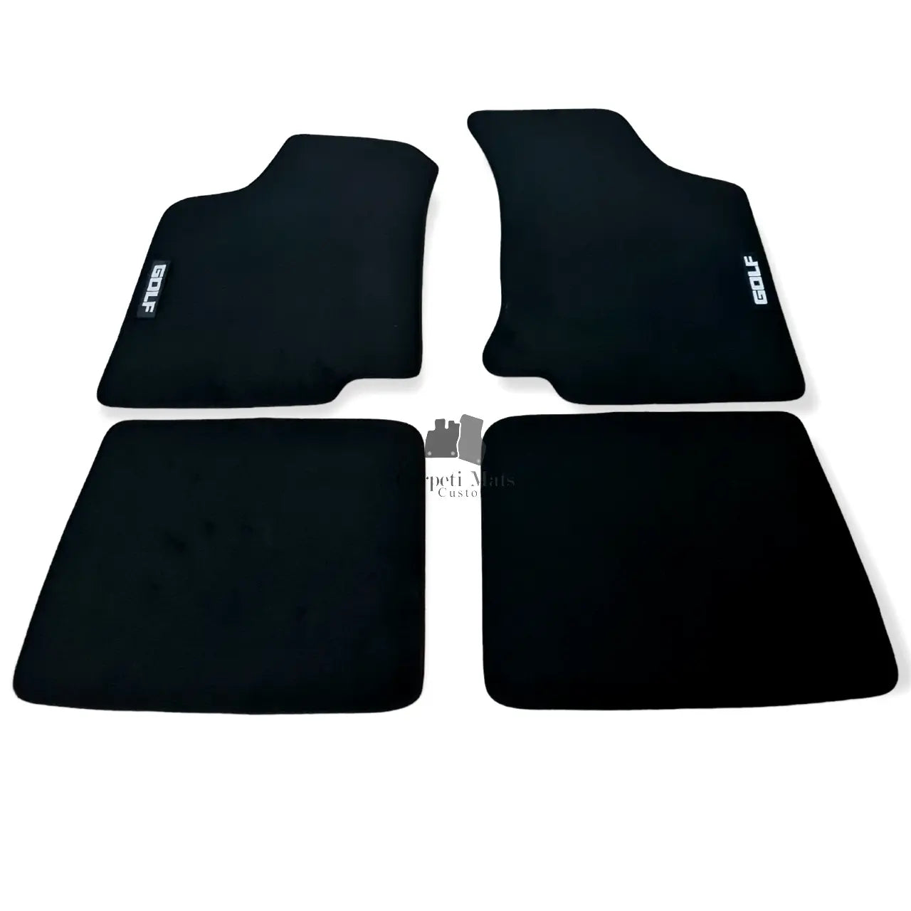 Car Floor Mats For VW Golf MK3 Velour Waterproof Black Carpet Rugs Auto Liners