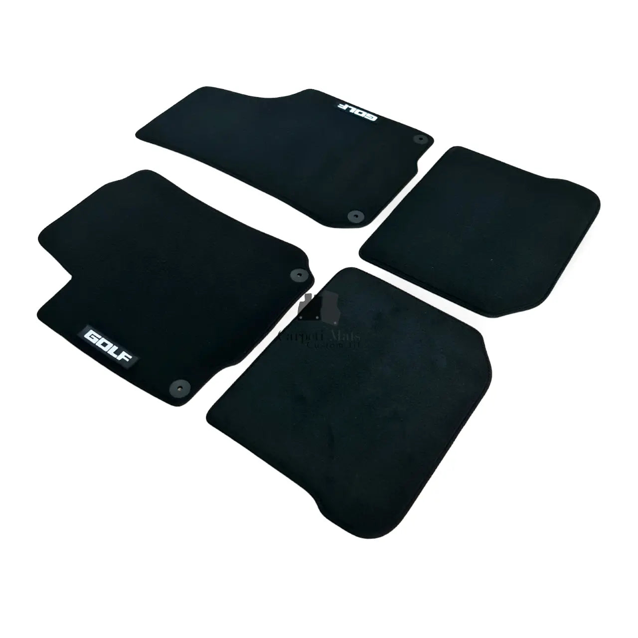 Car Floor Mats For VW Golf MK4 Velour Waterproof Black Carpet Rugs Auto Liners