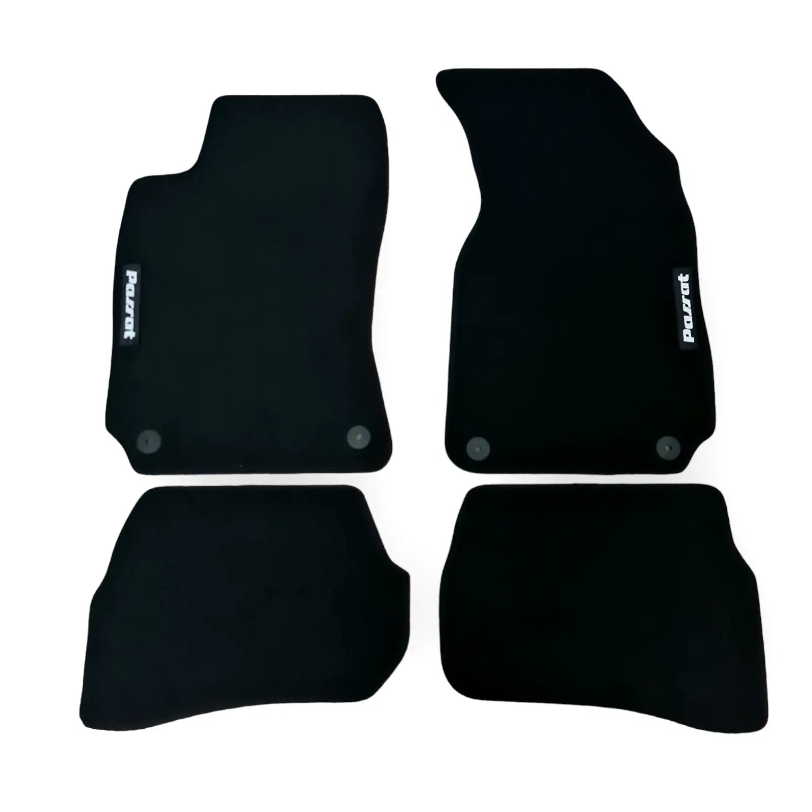 Car Floor Mats For VW Passat B5 Velour Waterproof Black Carpet Auto Liners New