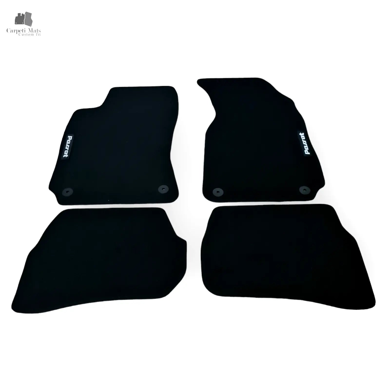 Car Floor Mats For VW Passat B5 Velour Waterproof Black Carpet Auto Liners New