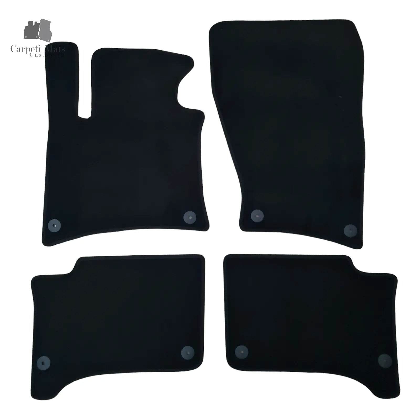 Car Floor Mats For VW Touareg Velour Waterproof Black Carpet Rugs Auto Liners