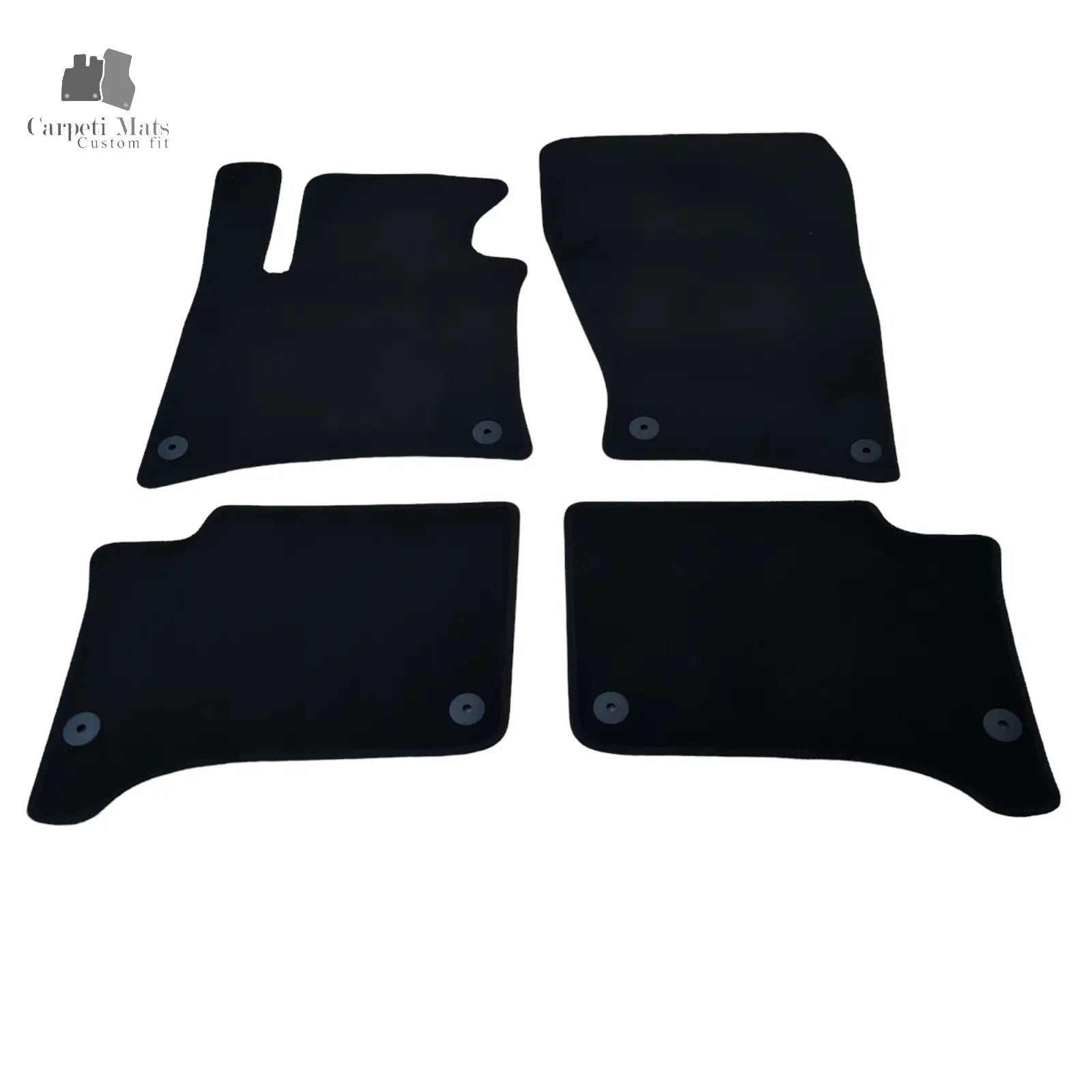 Car Floor Mats For VW Touareg Velour Waterproof Black Carpet Rugs Auto Liners