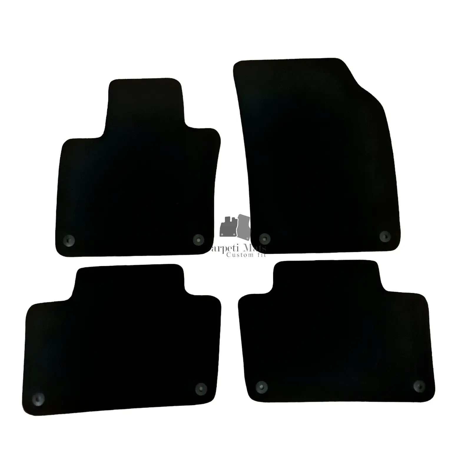 Car Floor Mats For Volvo XC90 Velour Waterproof Black Carpet Rugs Auto Liners