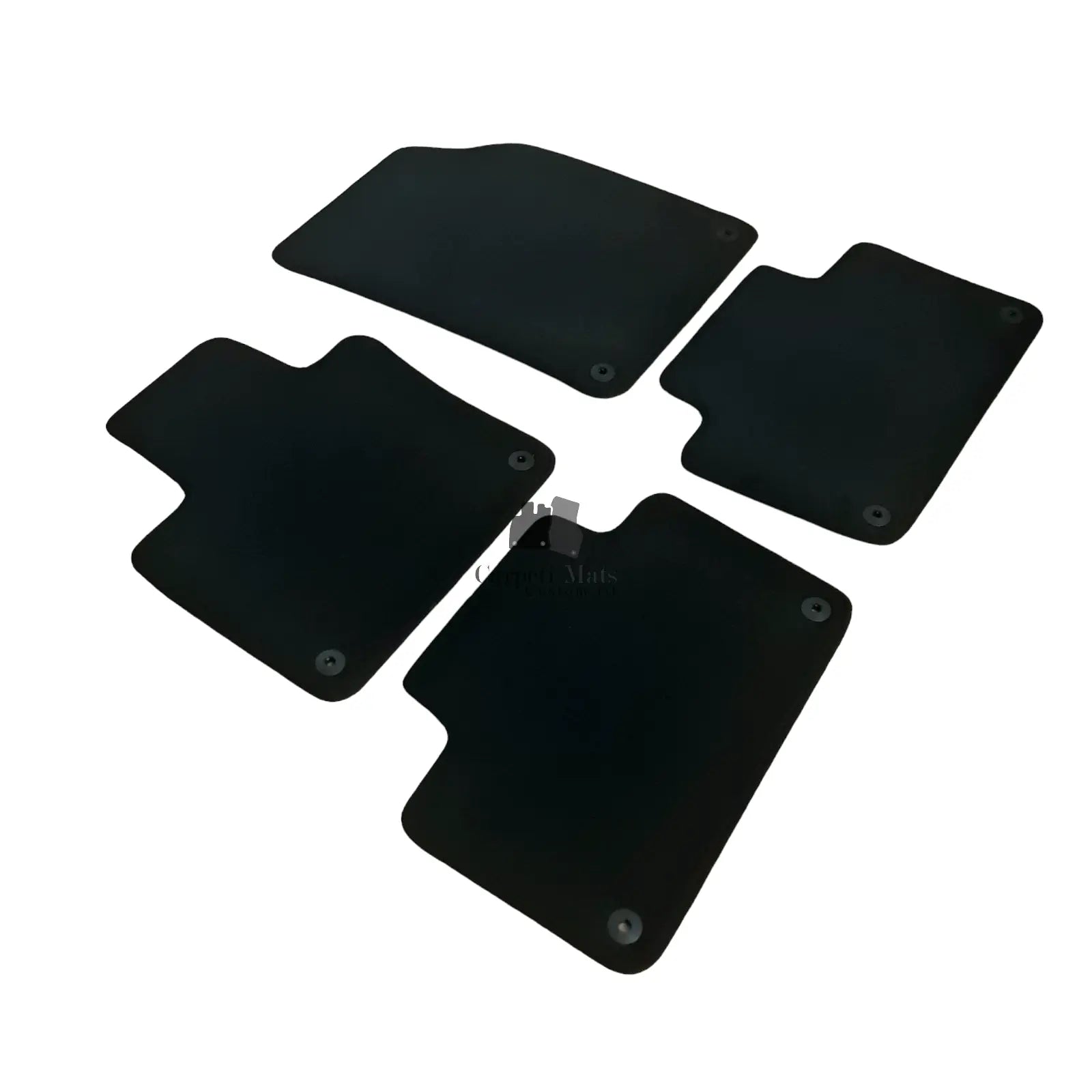 Car Floor Mats For Volvo XC90 Velour Waterproof Black Carpet Rugs Auto Liners