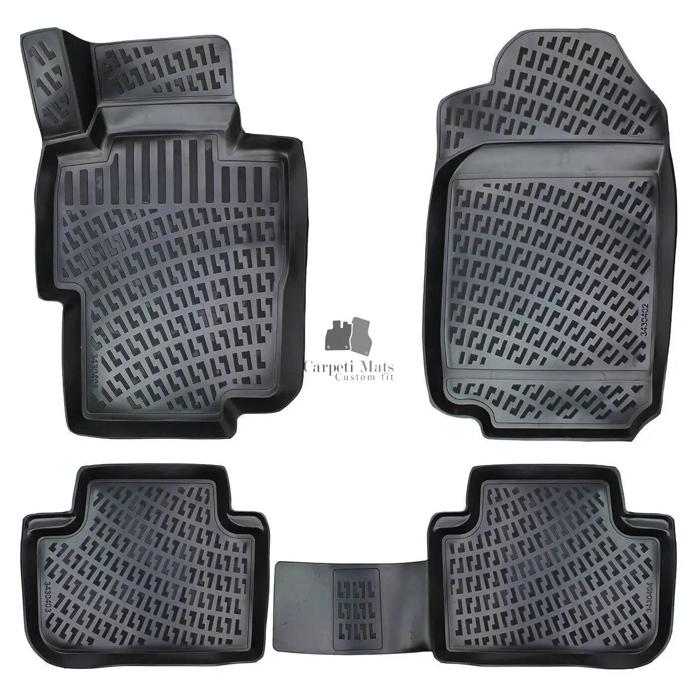 Car Floor Mats Liners For Acura TSX 2003-2009 All Season Heavy Duty 3D Auto Rugs