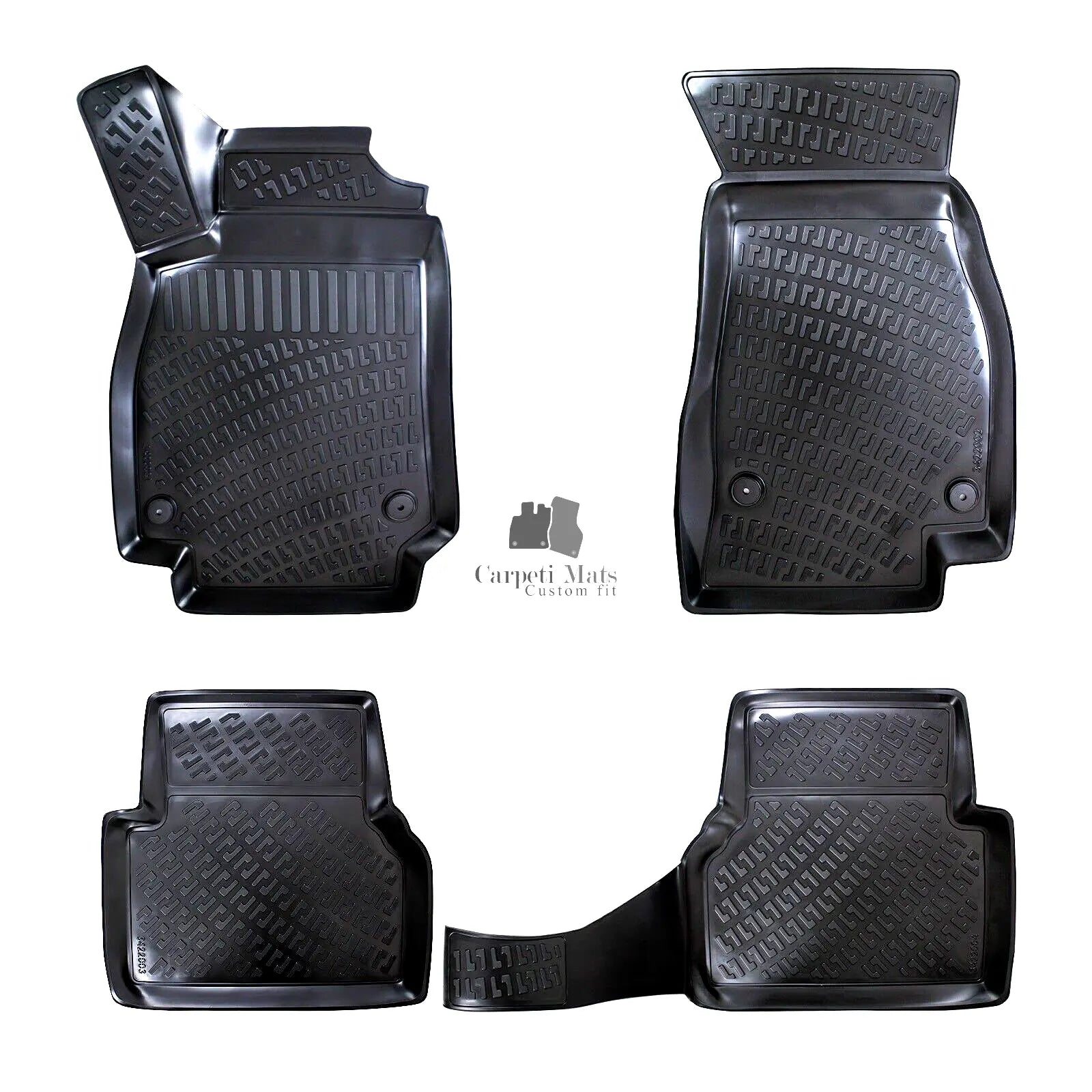 Car Floor Mats Liners For Audi A6 2011-2018 C7 All Season Heavy Duty Auto Rugs