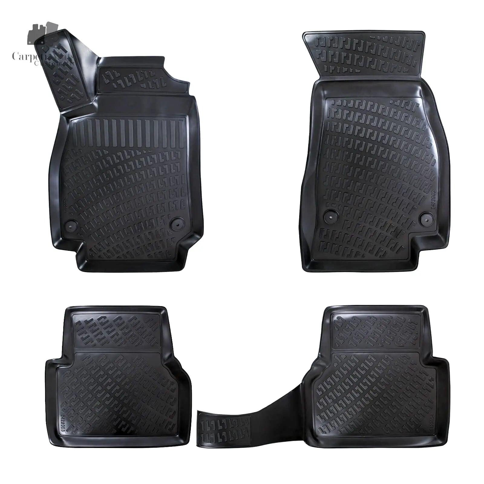 Car Floor Mats Liners For Audi A7 2019-2025 All Season Heavy Duty 3D Auto Rugs