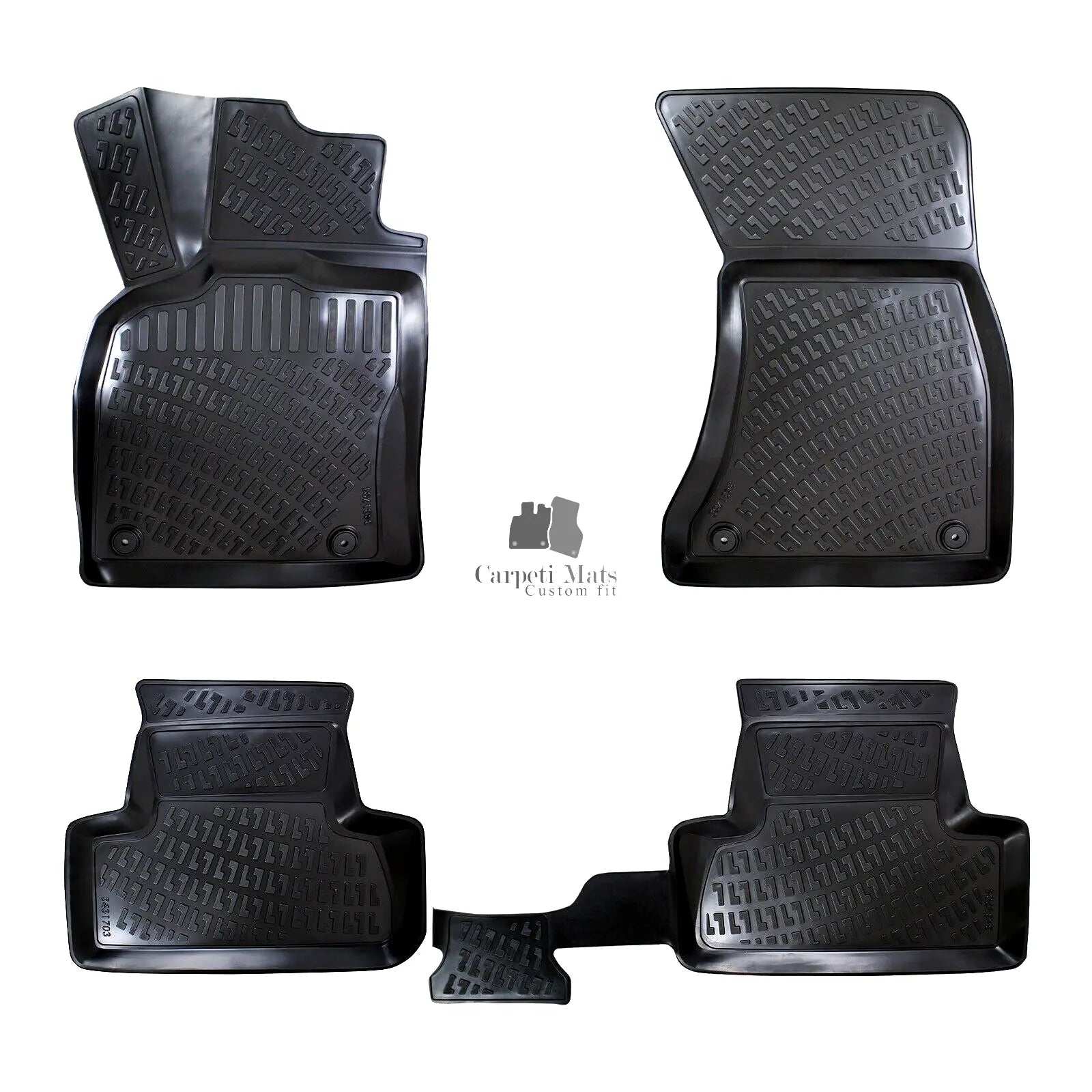Car Floor Mats Liners For Audi Q5 2008-2016 All Weather Heavy Duty 3D Auto Rugs