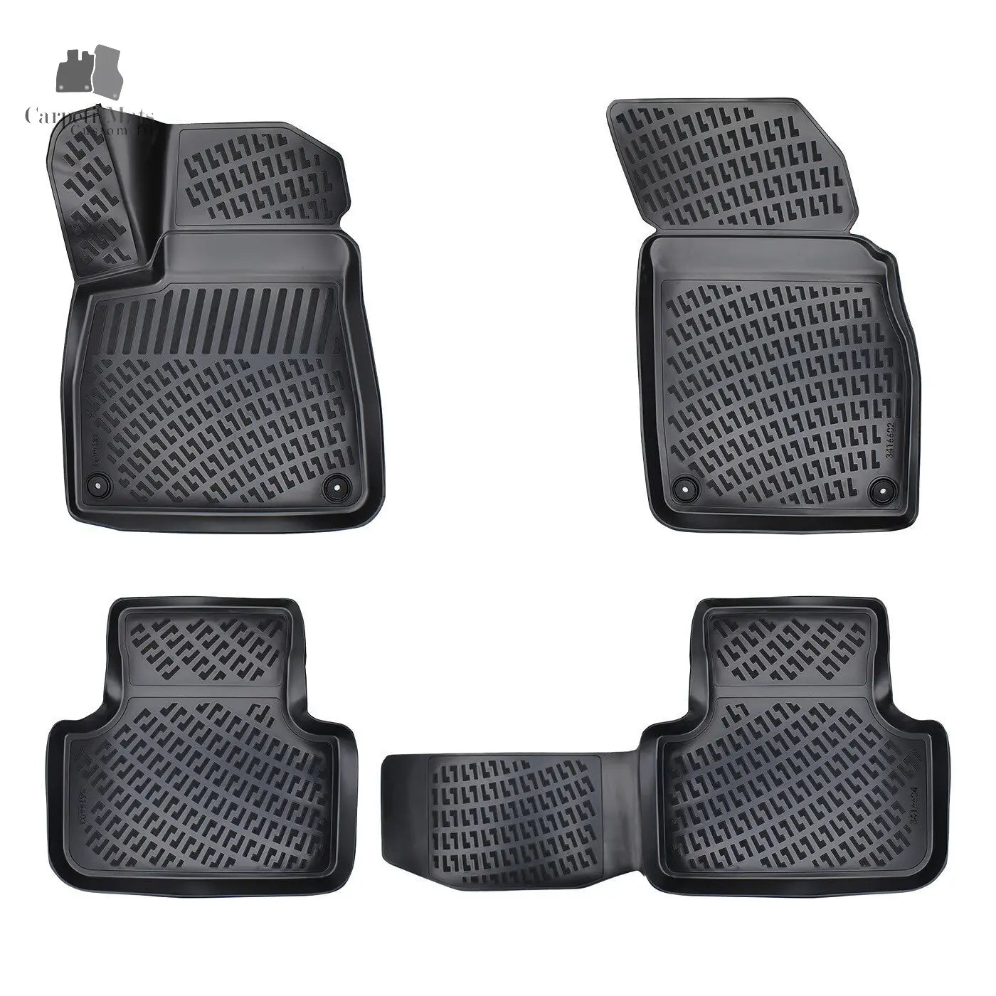 Car Floor Mats Liners For Audi Q8 2018-2024 All Season Heavy Duty Auto Rugs SQ8